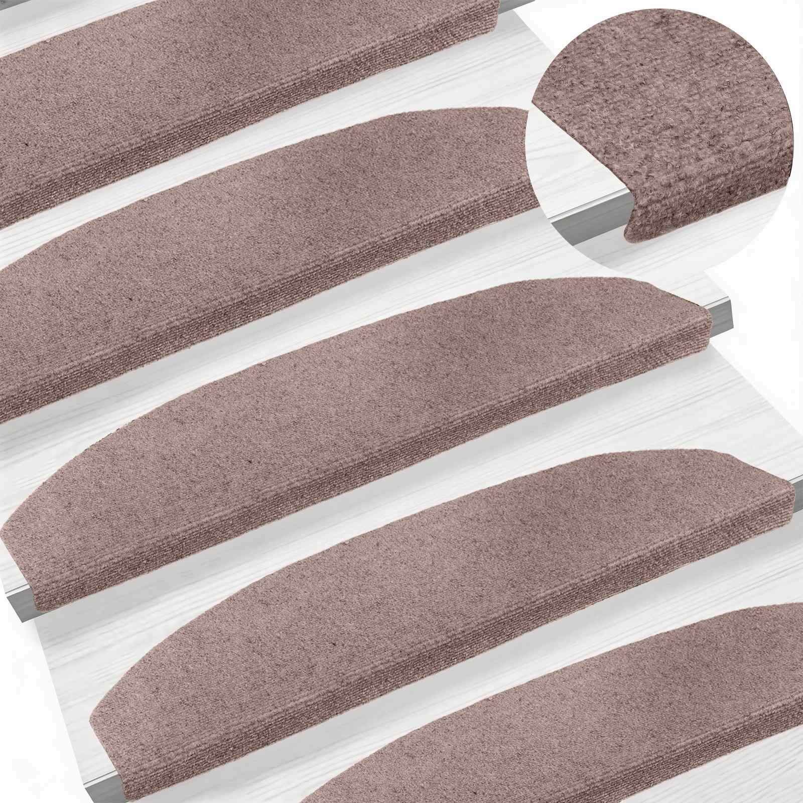 Iseliimuvad treppimatid 15 tk 80 x 24,5 x 3,5 cm Beež