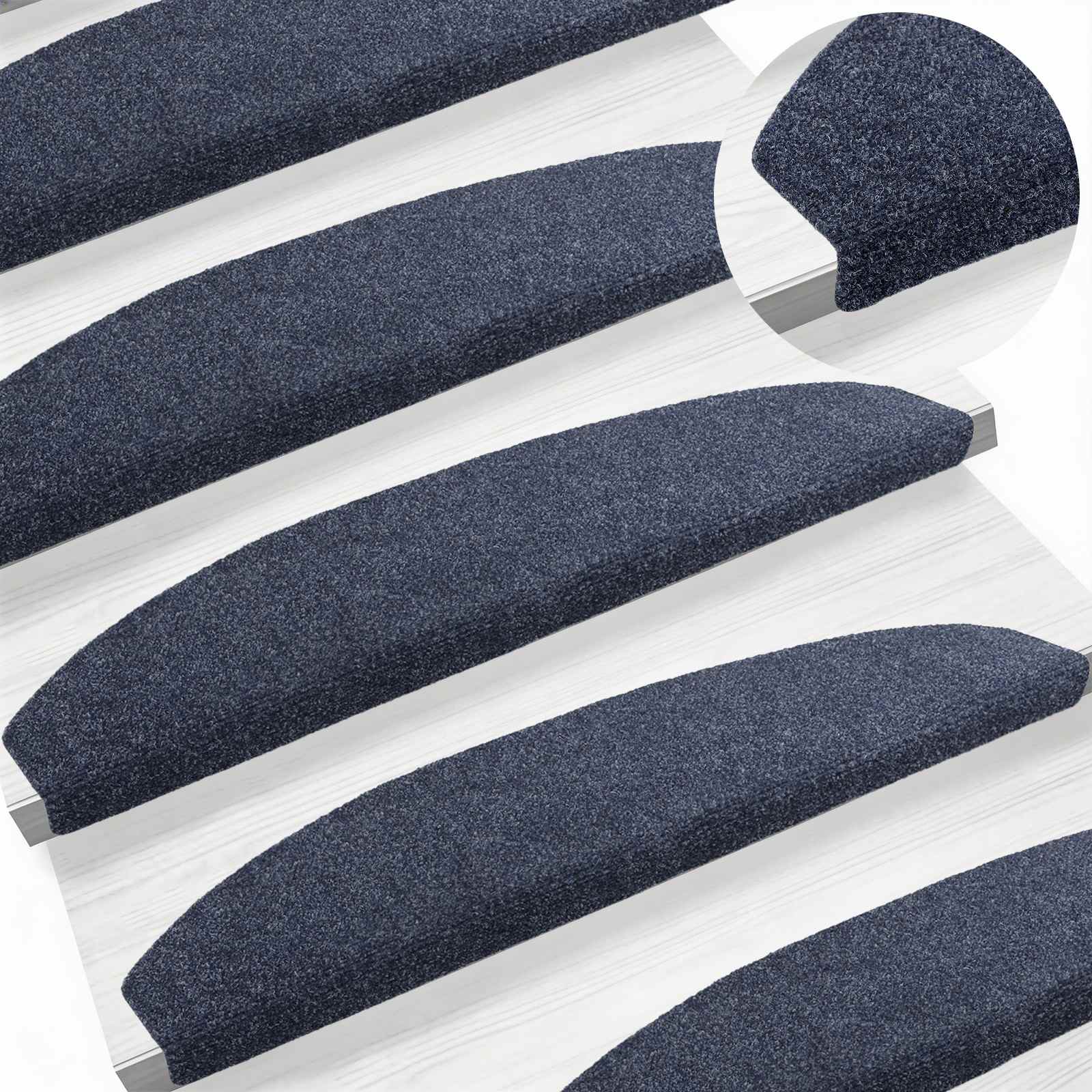 Iseliimuvad treppimatid 15 tk 80 x 24,5 x 3,5 cm Sinine