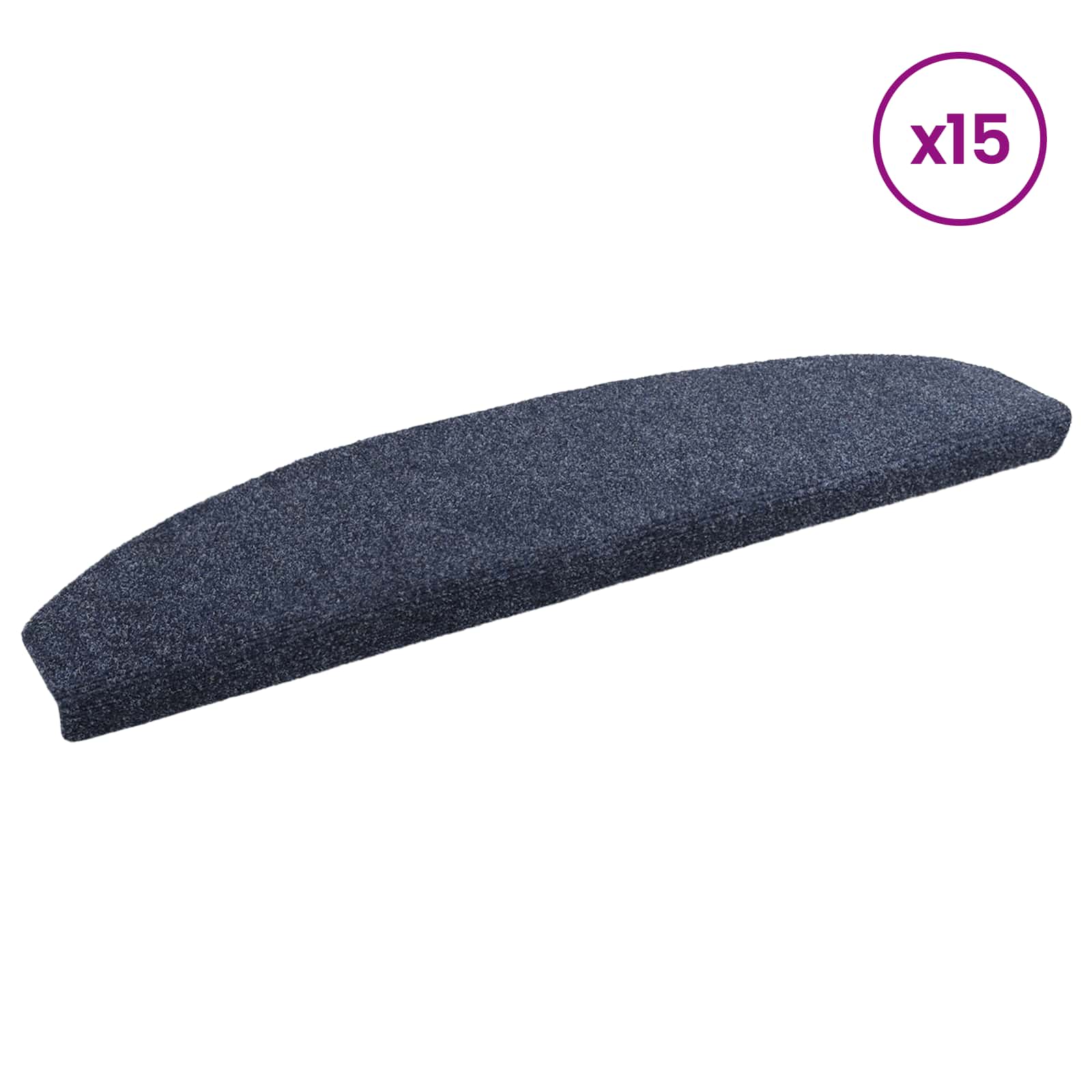 Iseliimuvad treppimatid 15 tk 80 x 24,5 x 3,5 cm Sinine