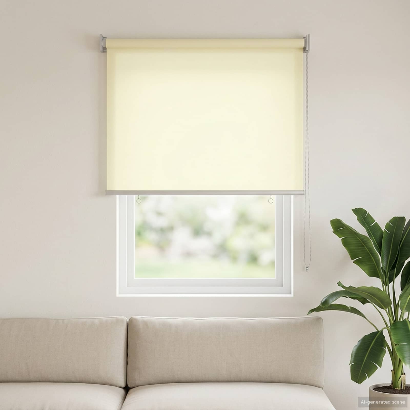 Väljas ruloopimedus UV kaitse Kreemjas 100 x 230 cm (L x K)