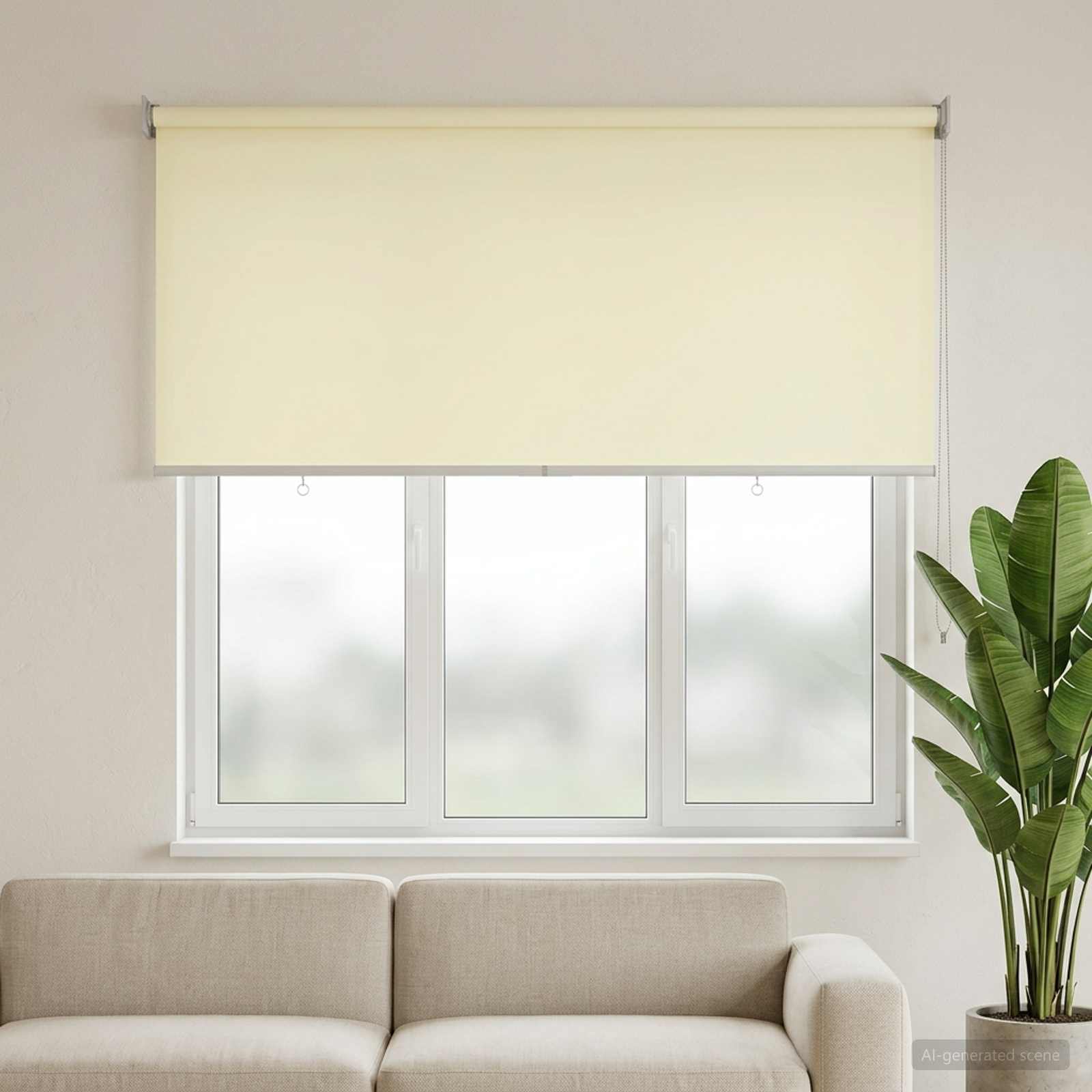Väljas ruloopimedus UV kaitse Kreemjas 100 x 230 cm (L x K)