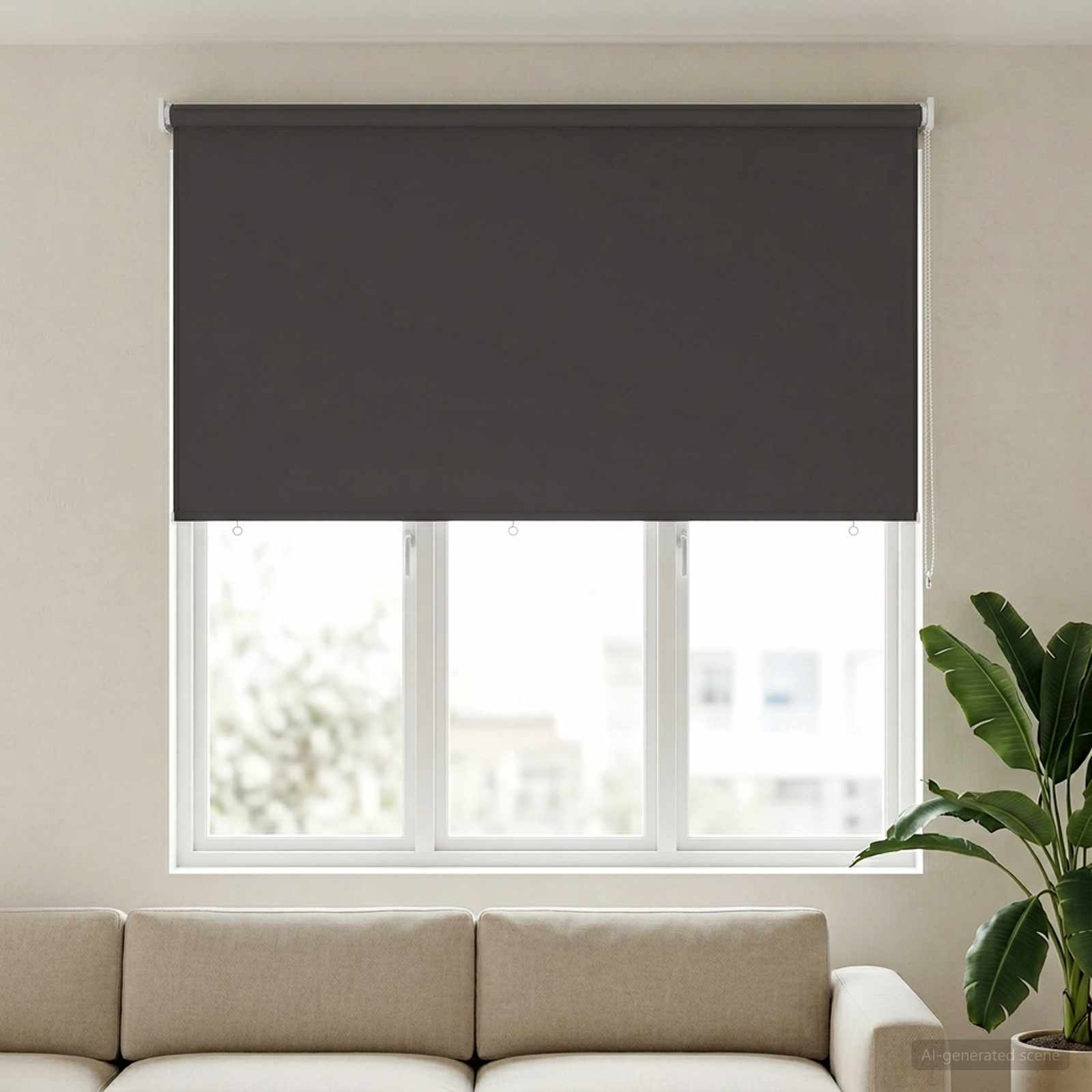 Väljas ruloopimedus UV kaitse Antratsiit 100 x 230 cm (L x K)