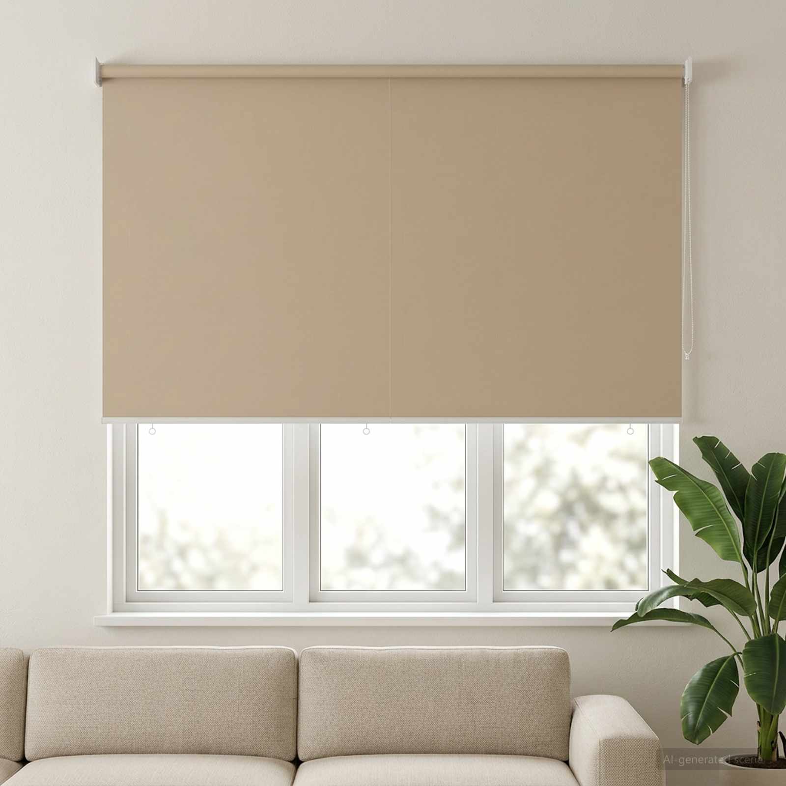 Väljas ruloopimedus UV kaitse Beež 100 x 230 cm (L x K)
