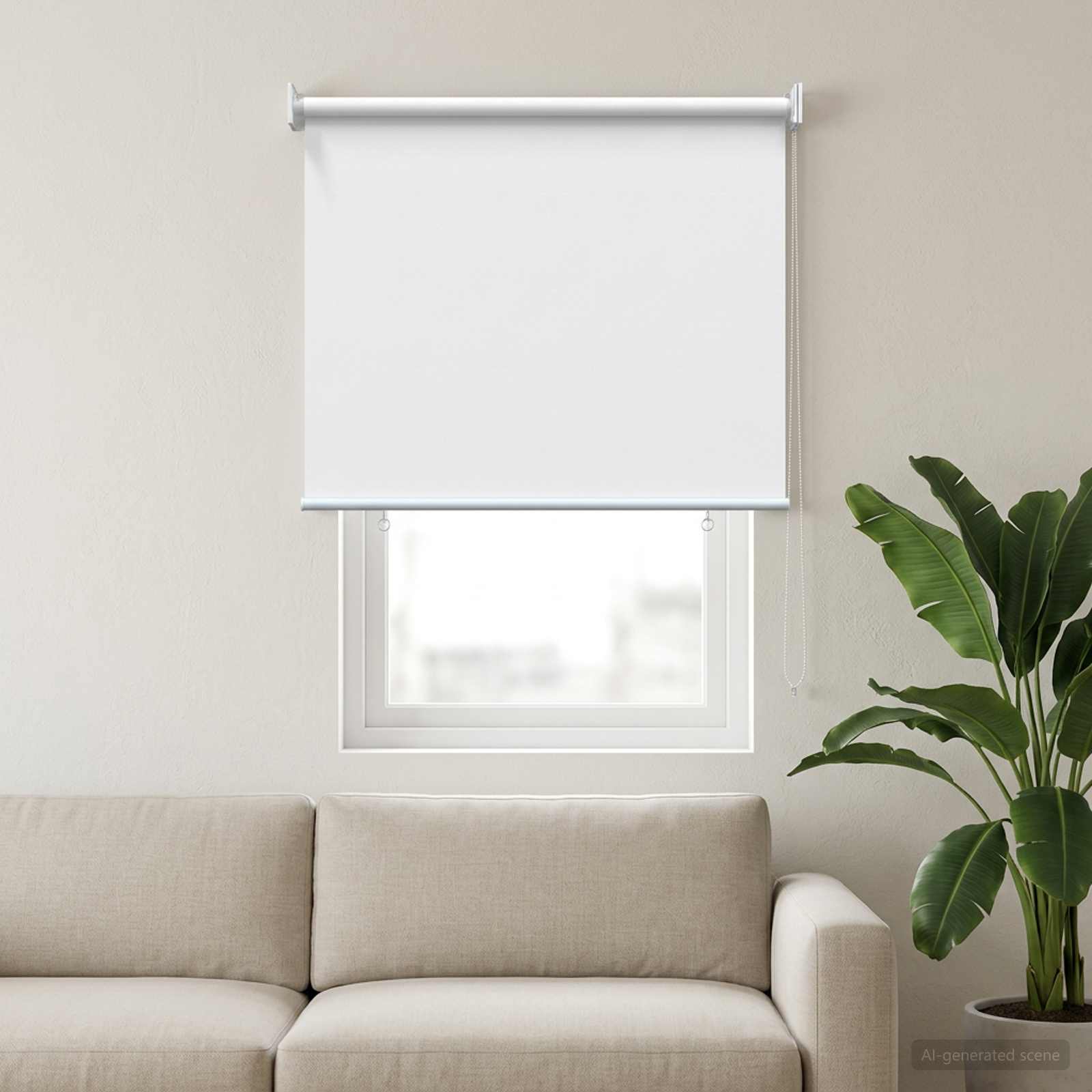 Väljas ruloopimedus UV kaitse Valge 100 x 230 cm (L x K)