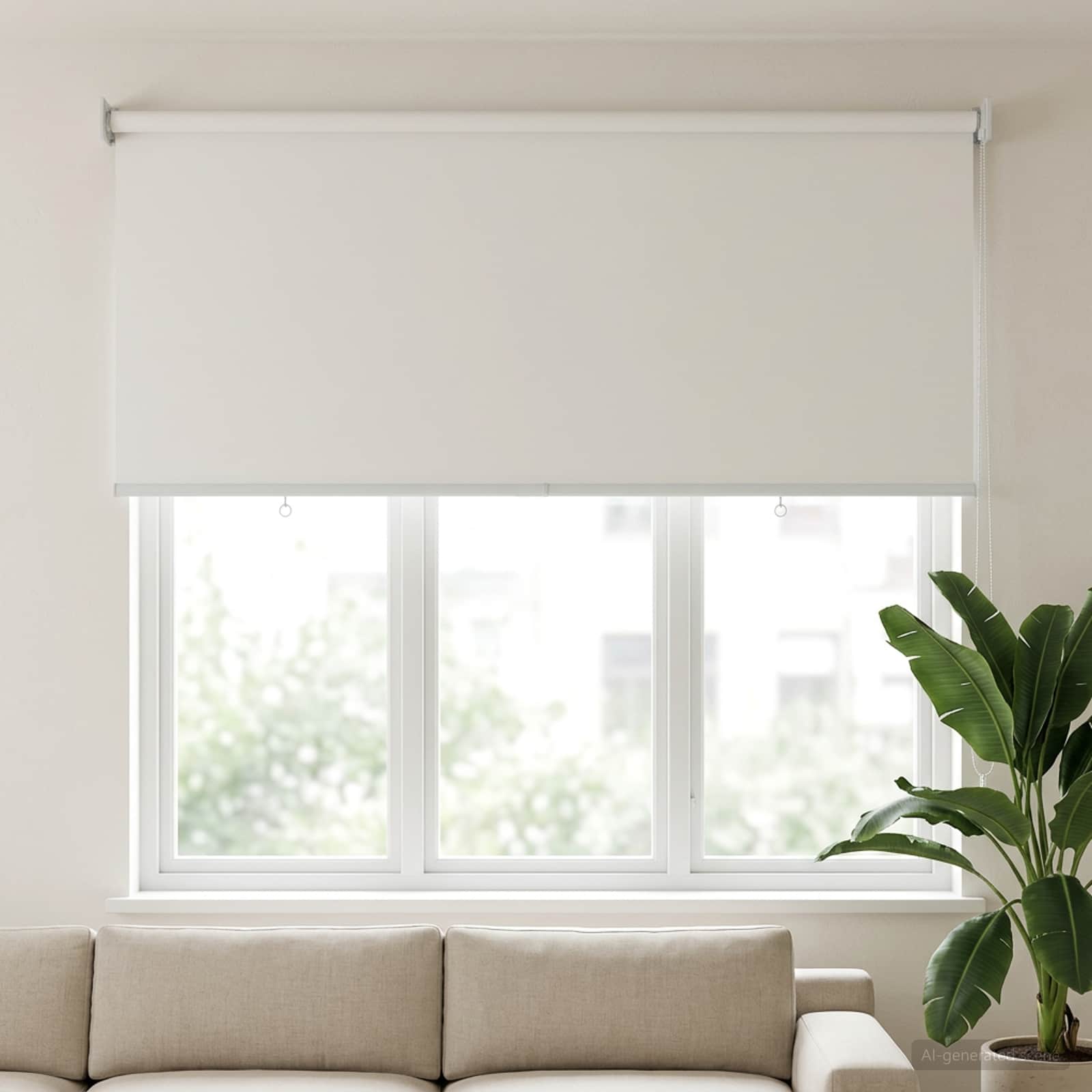 Väljas ruloopimedus UV kaitse Valge 100 x 230 cm (L x K)