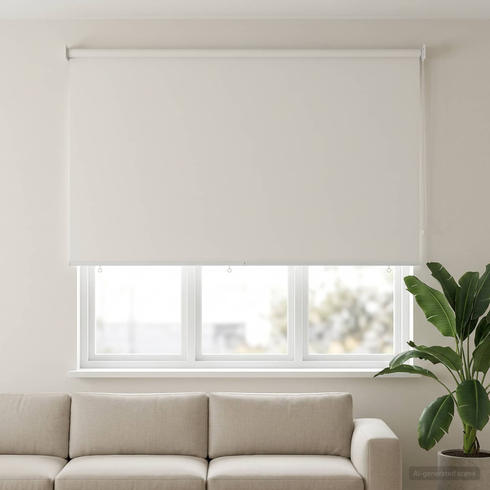 Väljas ruloopimedus UV kaitse Valge 100 x 230 cm (L x K)