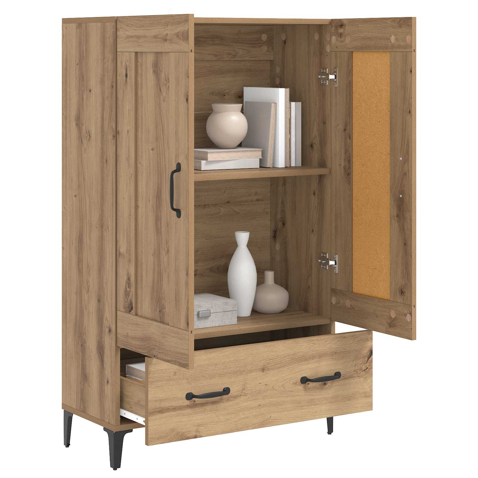 Kõrgushein Artisan tamm 70 x 31 x 115 cm Tehispuit