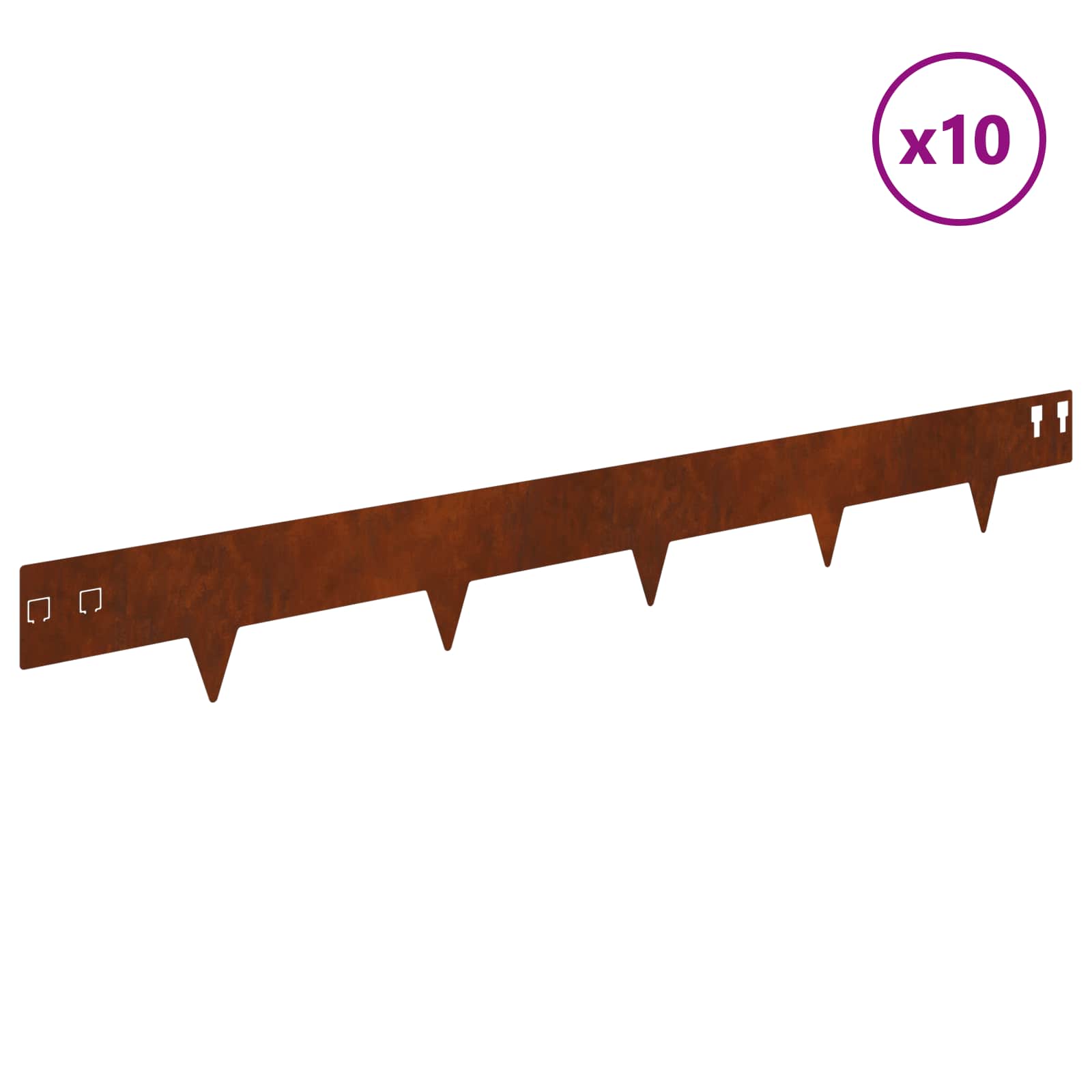 Teravate otstega muruserv 10 tk 100x12 cm Teras Rooste