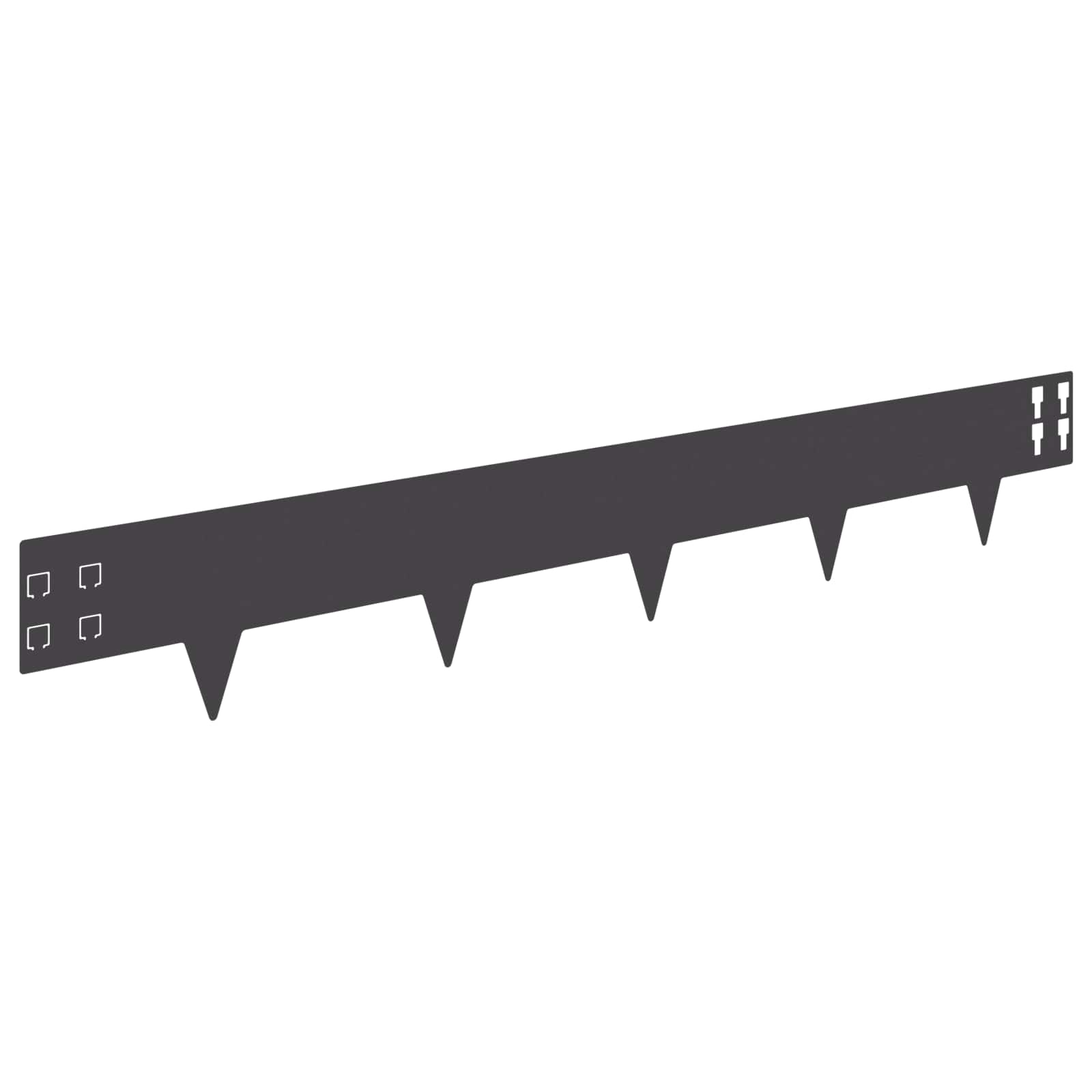 Teravate otstega muruserv 10 tk 100x15cm Teras Must