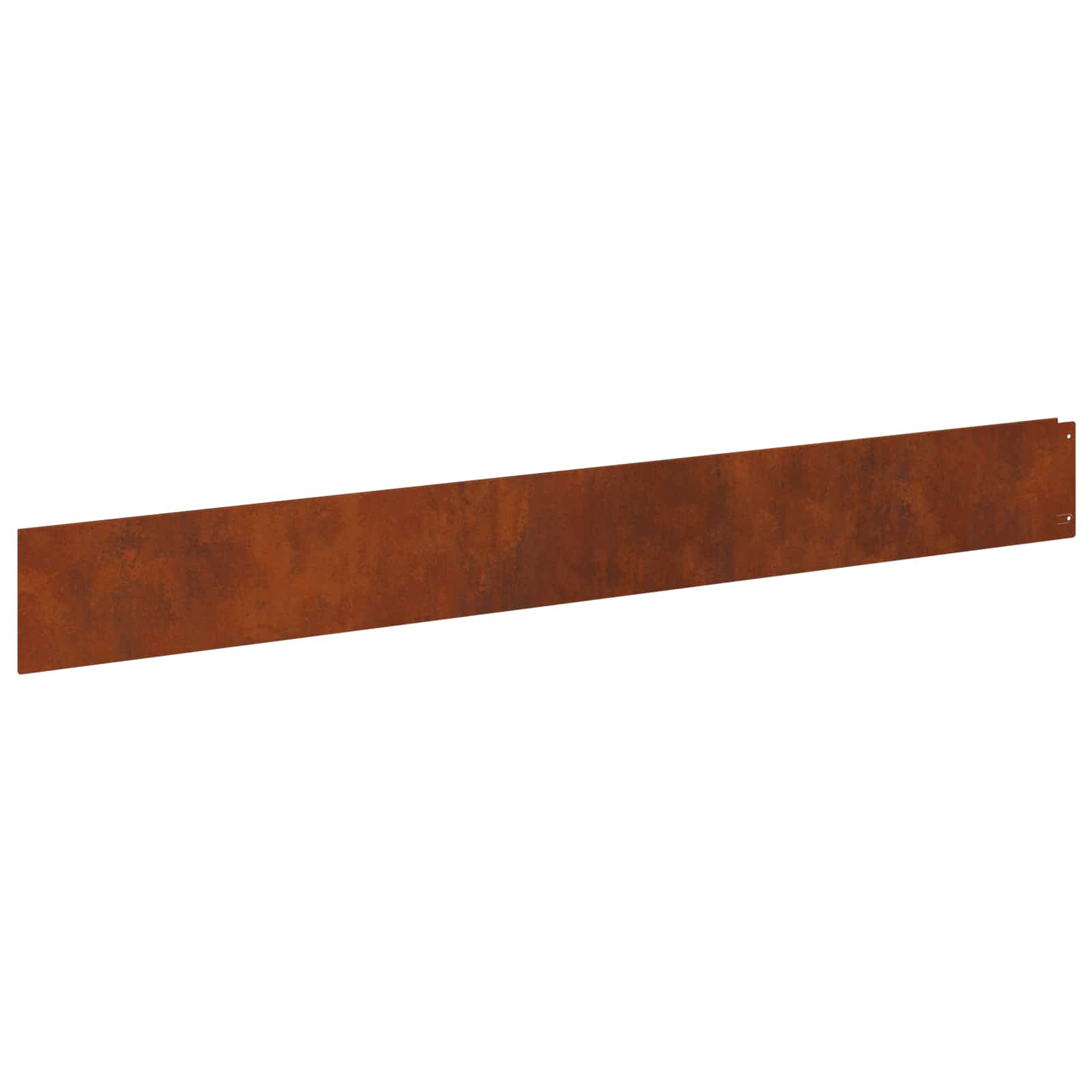 Painutatud ülaservaga muruserv 10 tk 100x12cm Teras Rooste