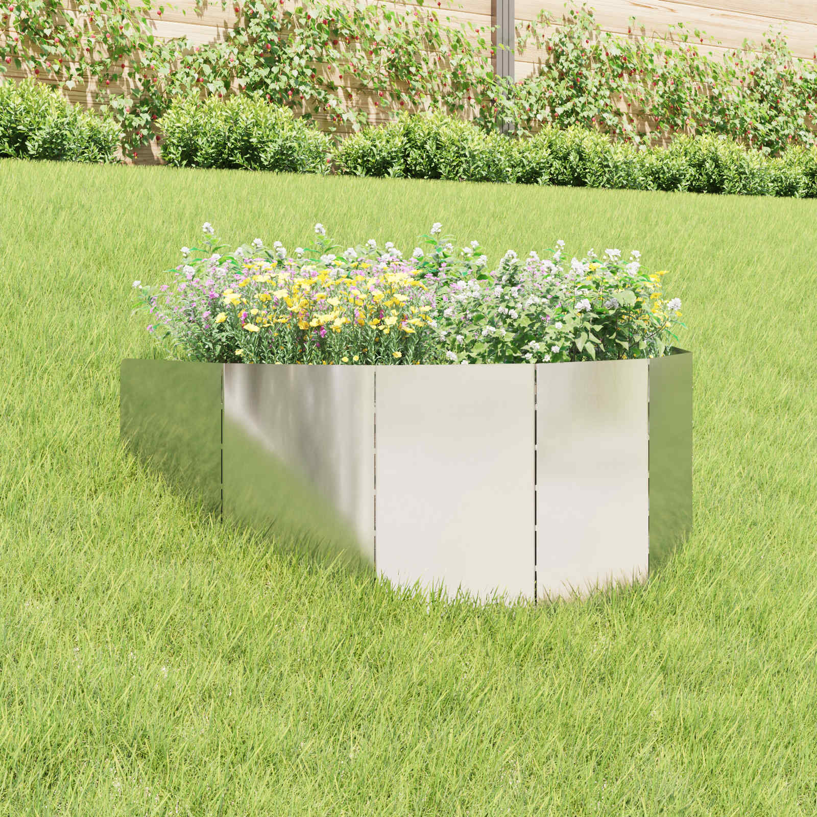 Murupiire 100 x 45 cm Teras Hõbedane
