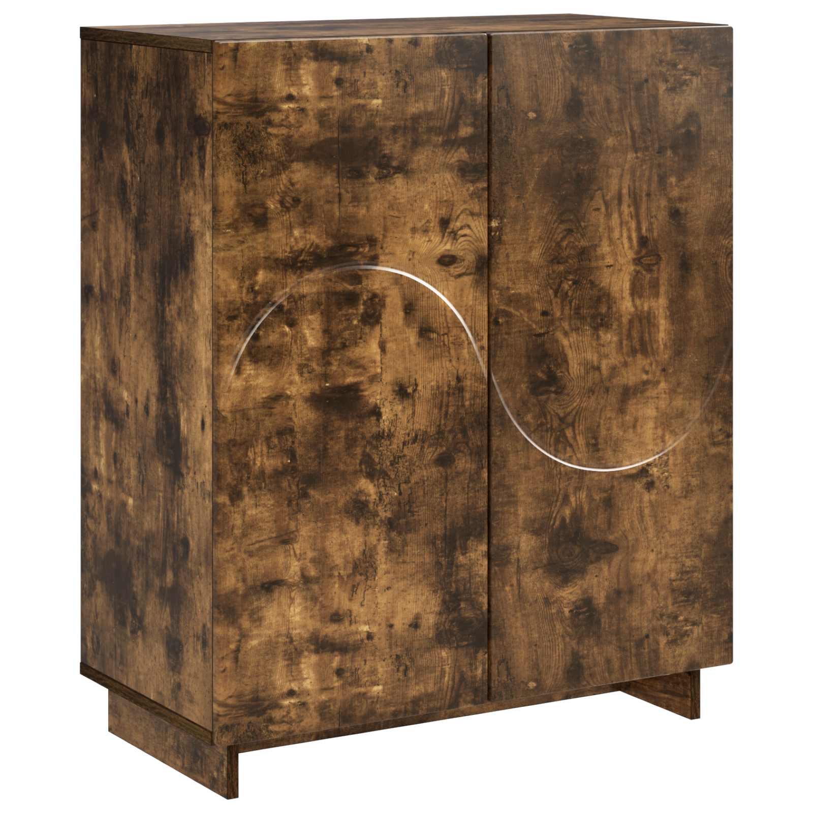 Jalatsikapp 73 x 38 x 87,5 cm Tehispuit Suitsutatud tamm