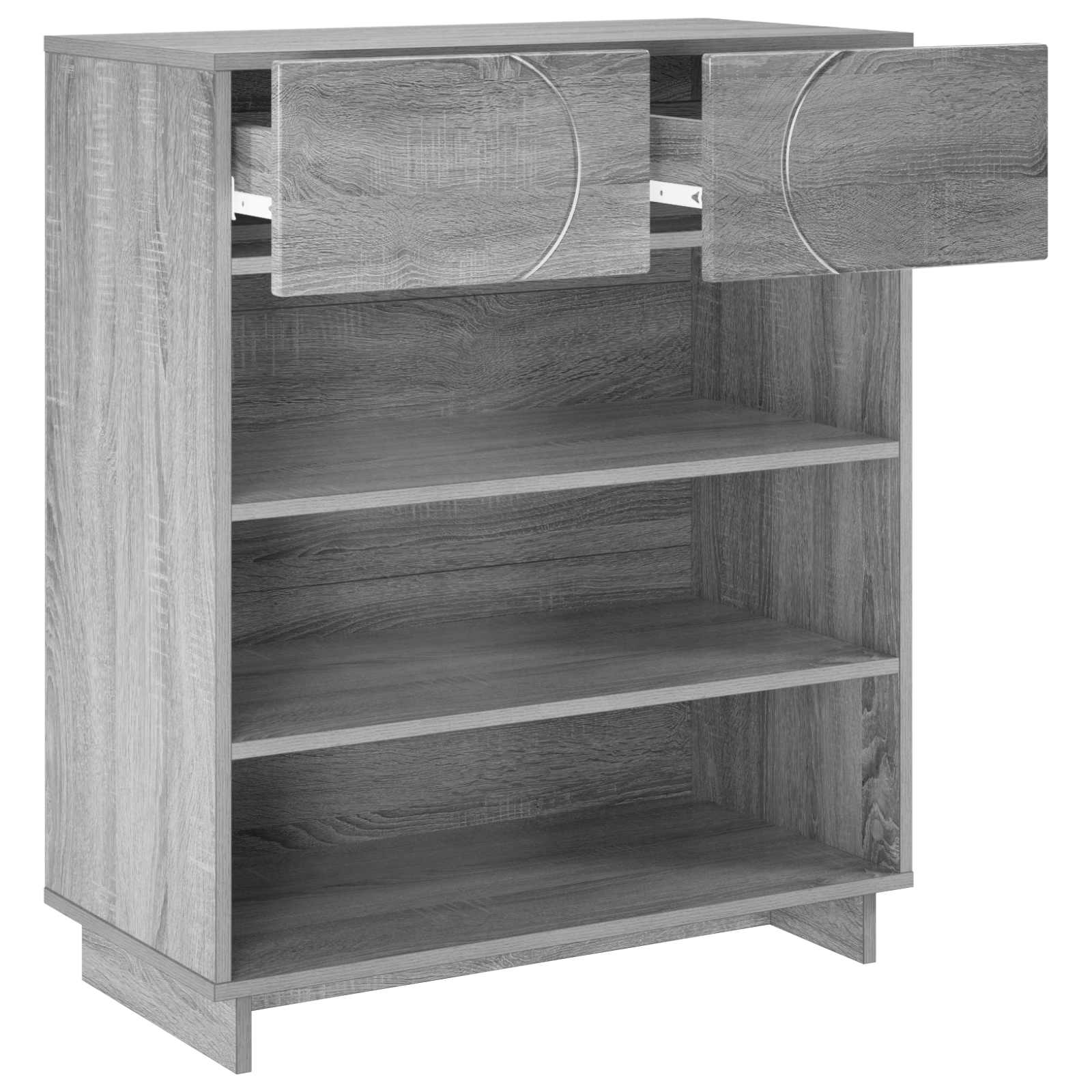 Kingakapp 73 x 38 x 87,5 cm Töödeldud puit Hall Sonoma