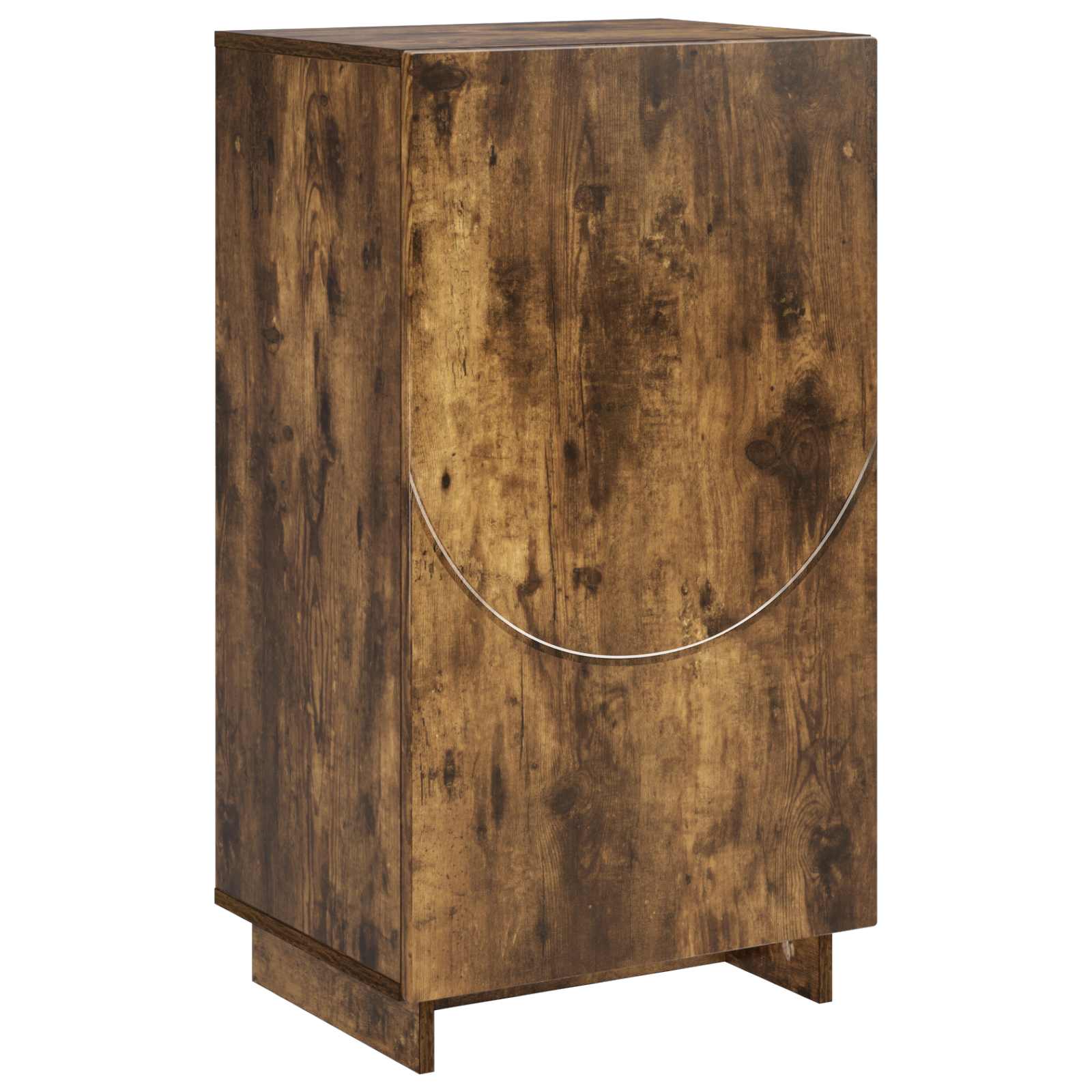 Kingakapp 48 x 38 x 87,5 cm töödeldud puit Suitsutatud tamm
