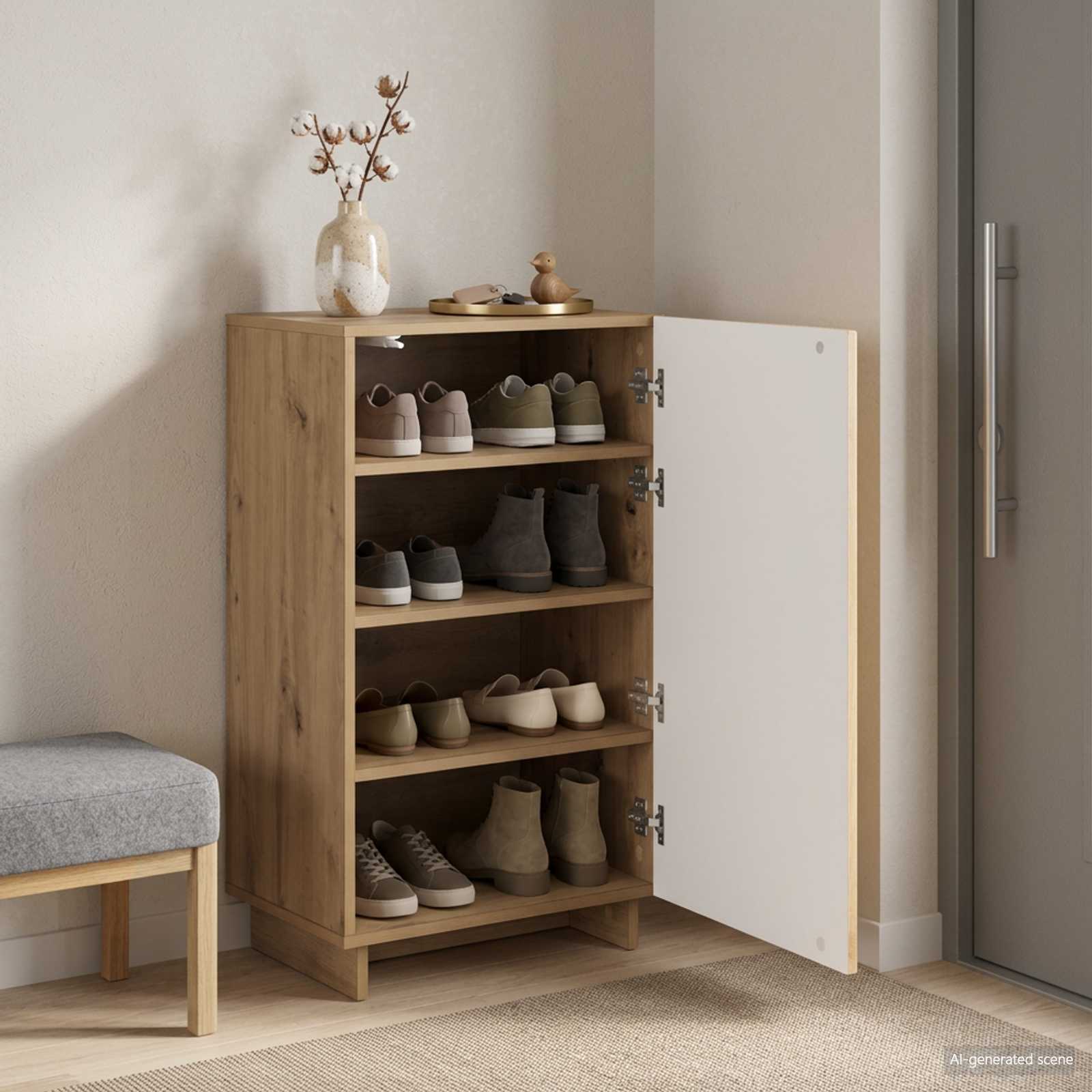 Kingakapp 48 x 38 x 87,5 cm töödeldud puit Artisan tamm