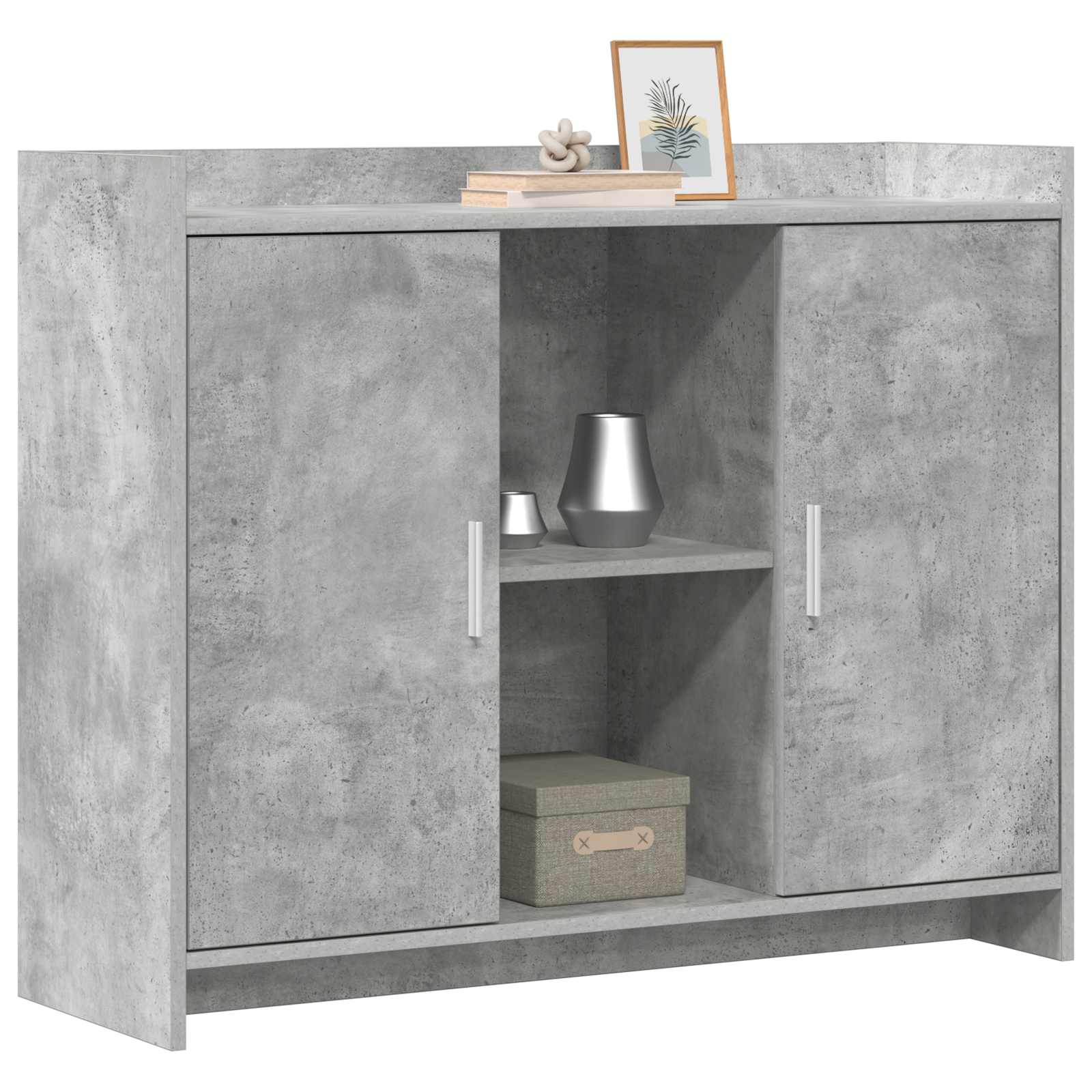 Kõide Concrete Grey 98,5 x 33 x 80 cm Tehispuit