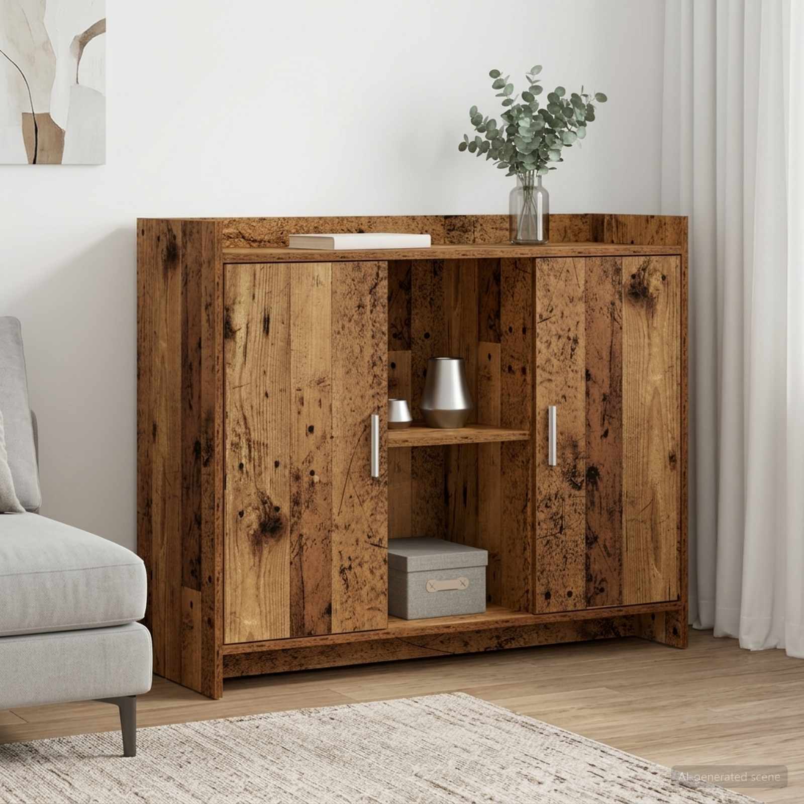Kõide Old Wood 98,5 x 33 x 80 cm Tehispuit