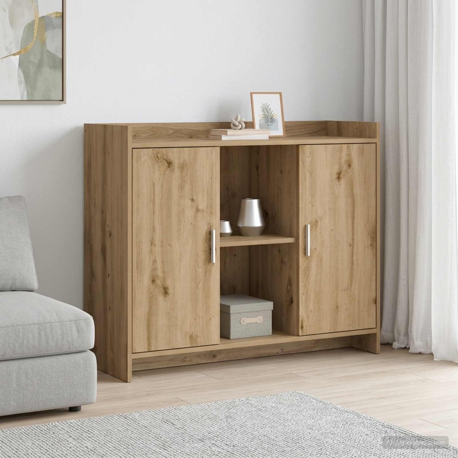 Kõide Artisan Oak 98,5 x 33 x 80 cm Tehispuit