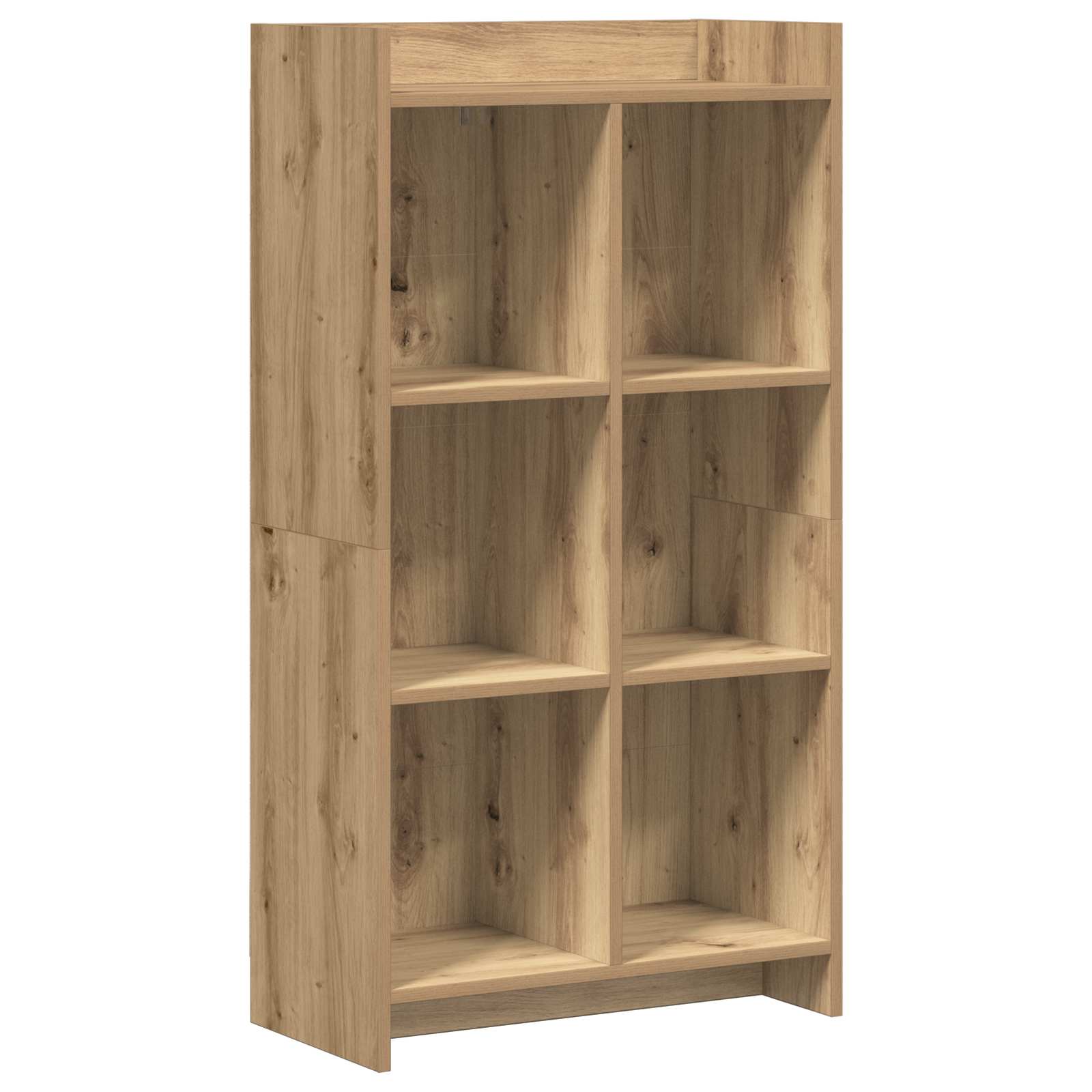 Raamatukapp 6 tasandit 59 x 30 x 111 cm Artisan tamm