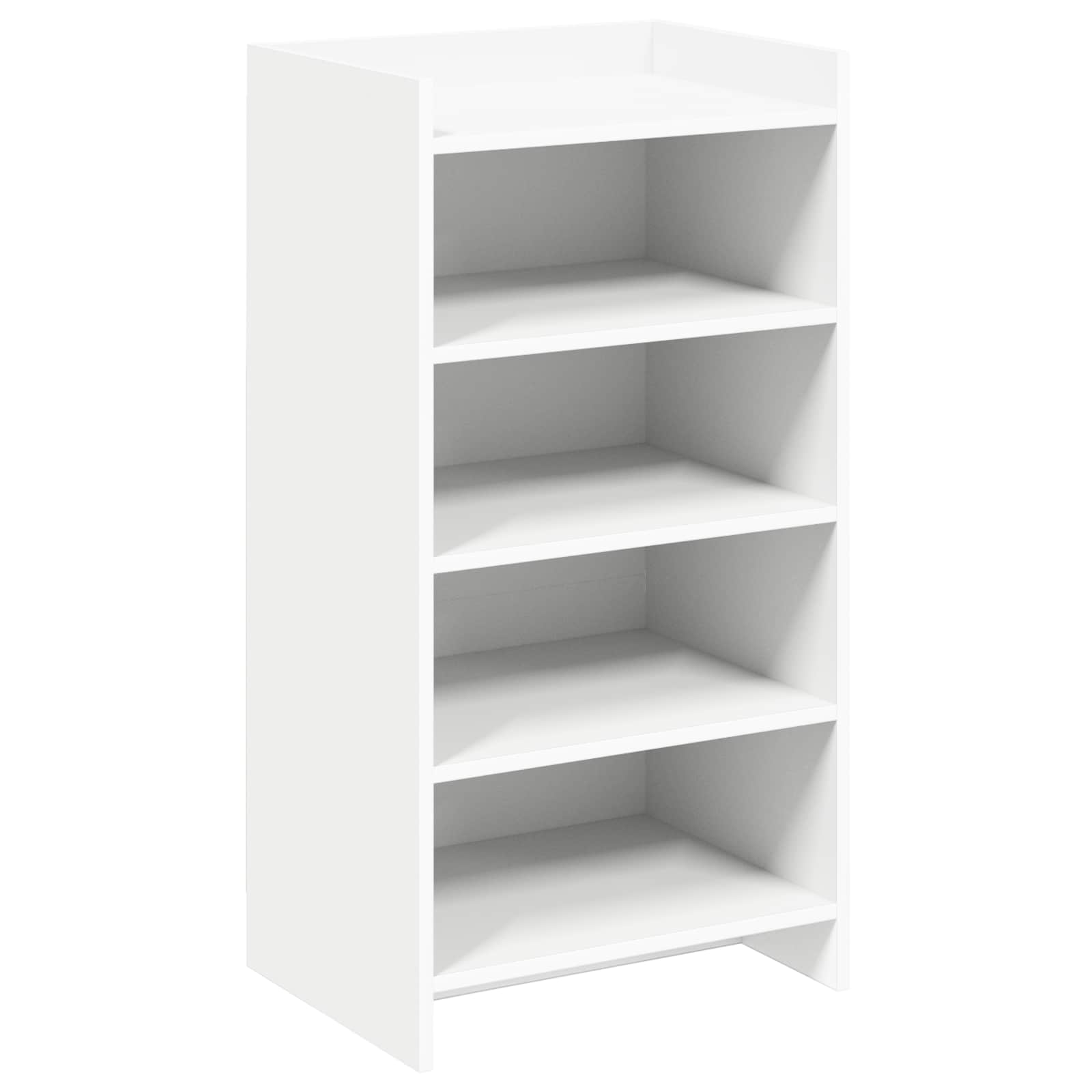 Kinga kapp ladustamisega Valge 48 x 36 x 92 cm Tehispuit