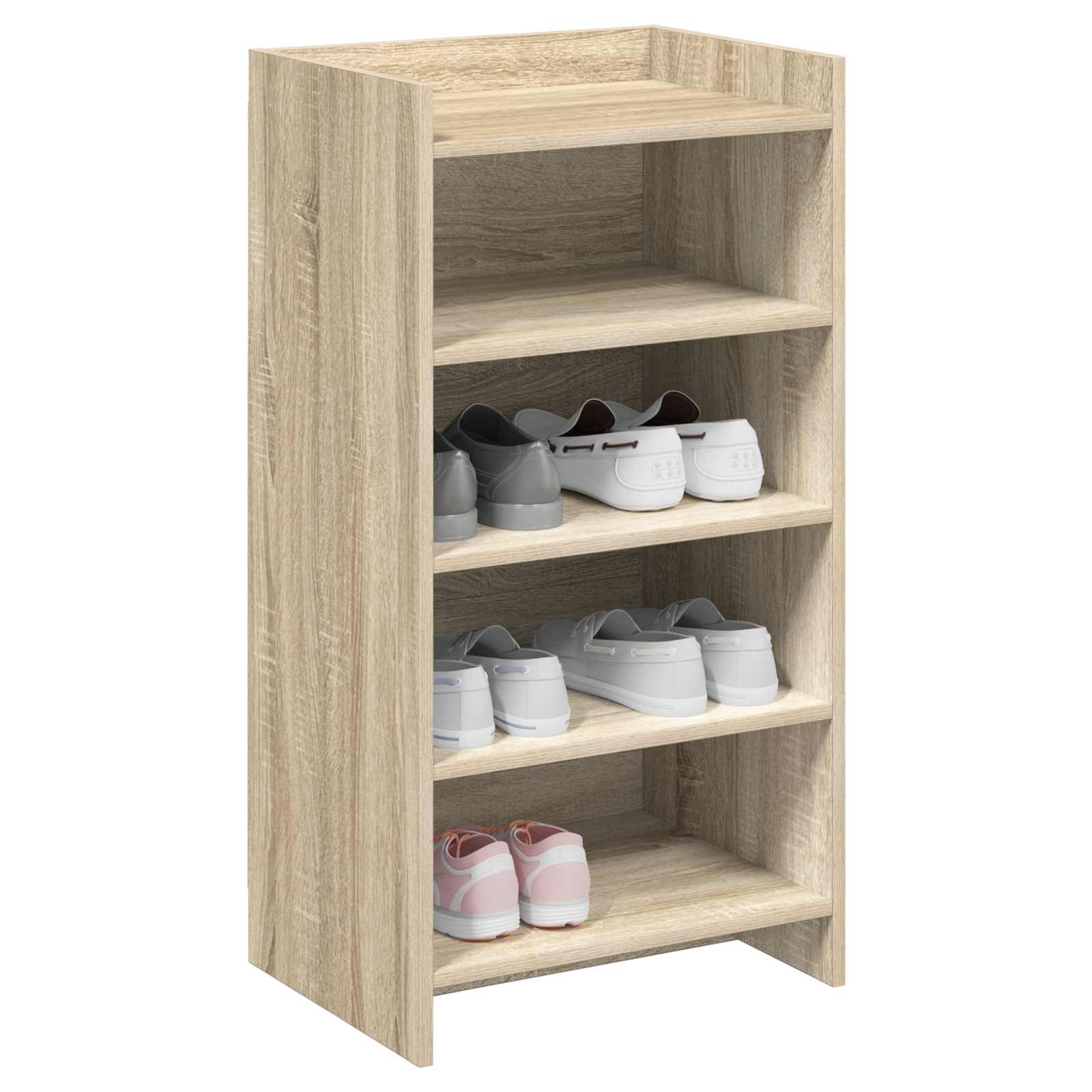 Kinga kapp ladustamisega Sonoma tamm 48 x 36 x 92 cm Tehispuit