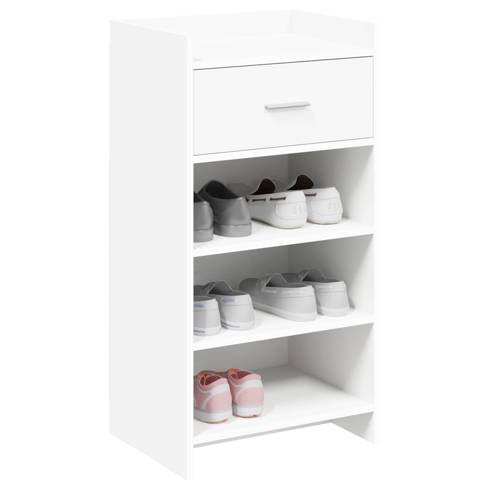 Kinga kapp sahtliga Valge 48 x 36 x 92 cm Tehispuit