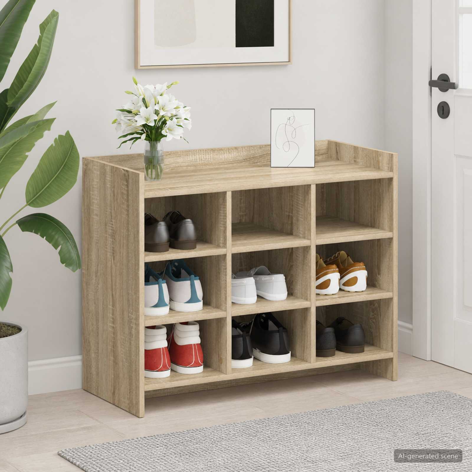 Kinga kapp 85 x 39,5 x 70 cm Tehispuit Sonoma tamm