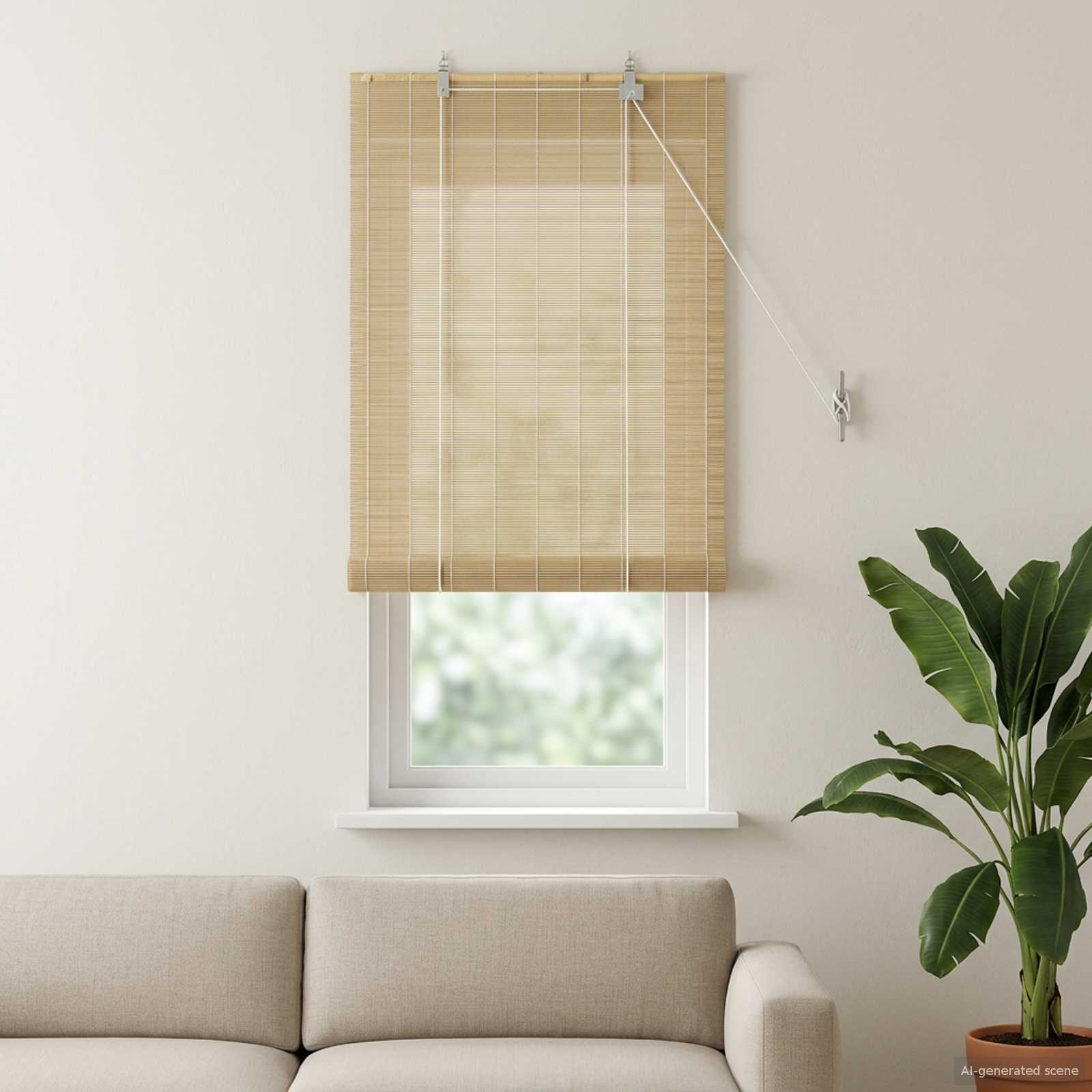 Rulookardin Naturaalne 40 x 160 cm Bambus