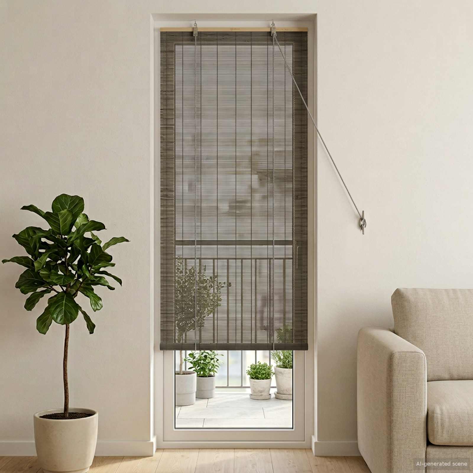 Rulookardin Hall 40 x 220 cm Bambus