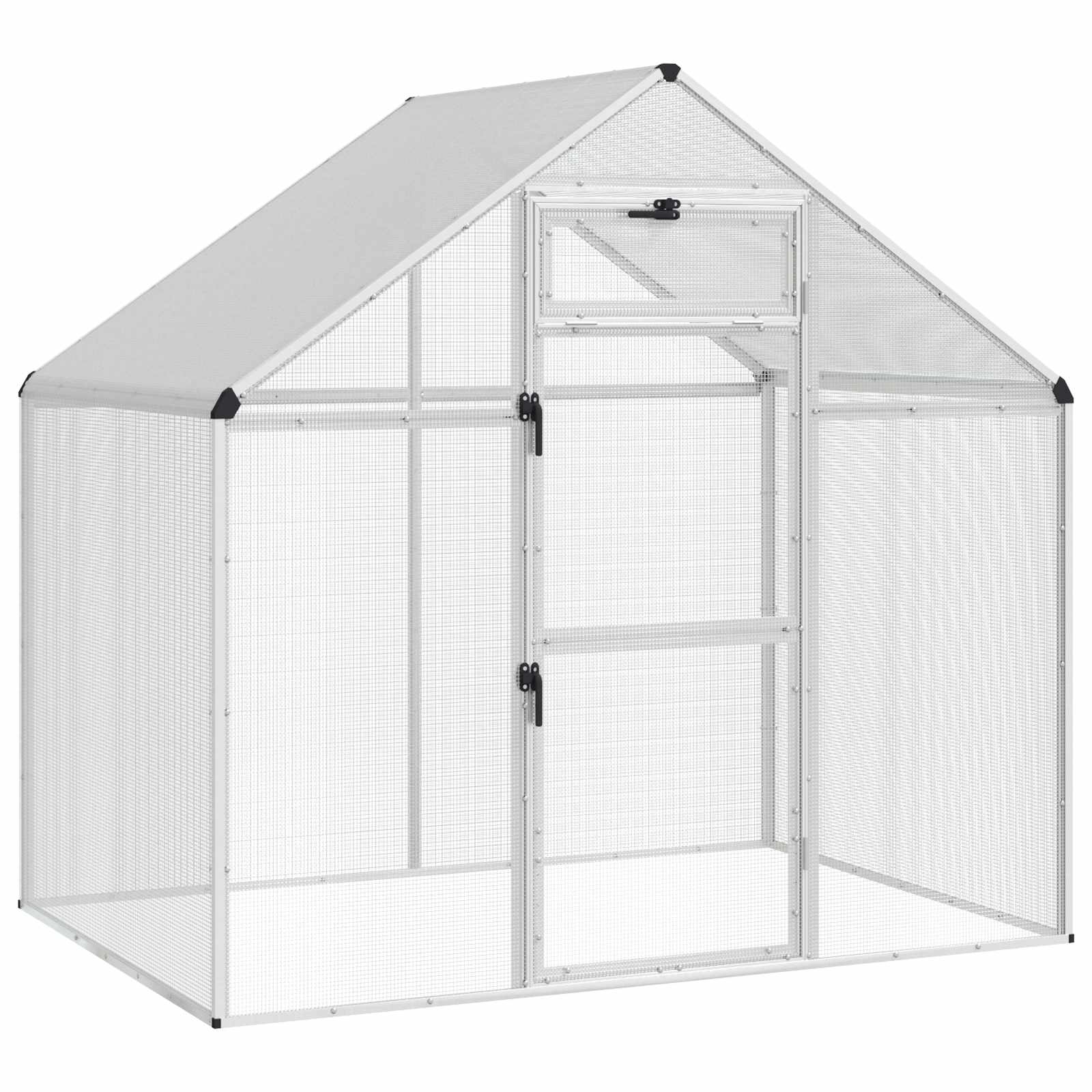 Lindude puur Hõbedane 181,5 x 112,5 x 173,5 cm