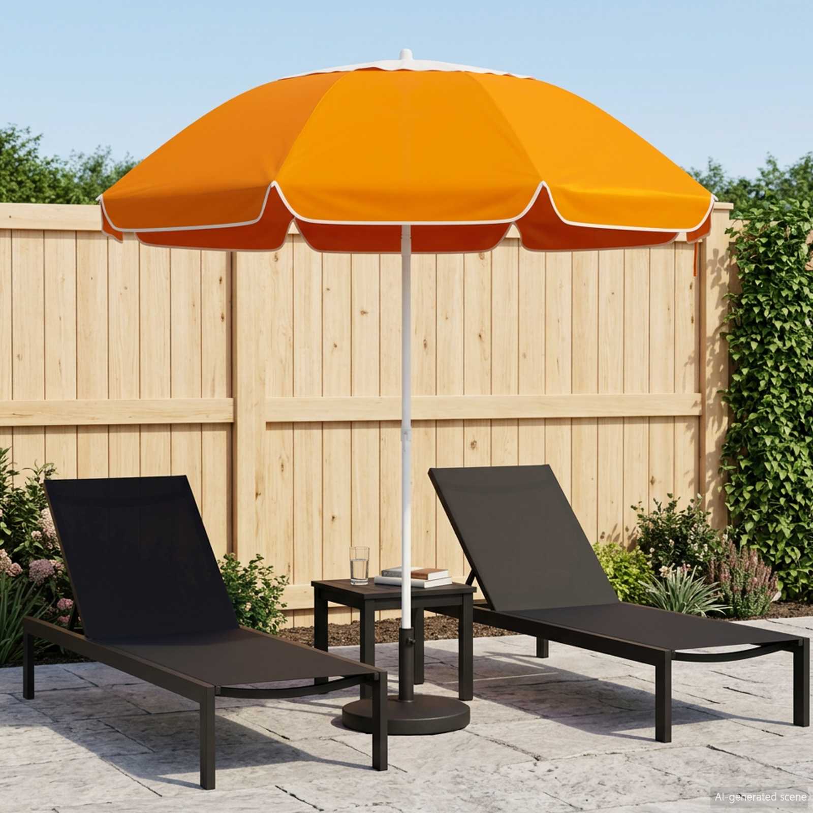 Aedapara 240 cm 170T polüester Oranž