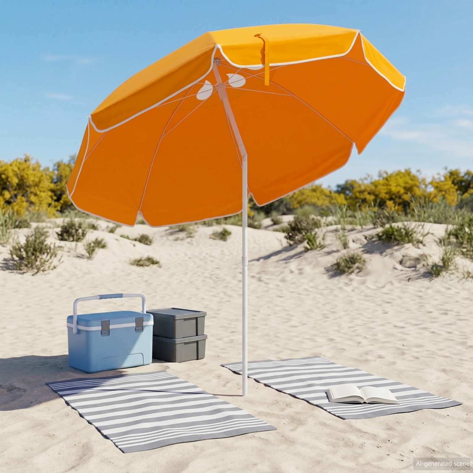 Aedapara 240 cm 170T polüester Oranž