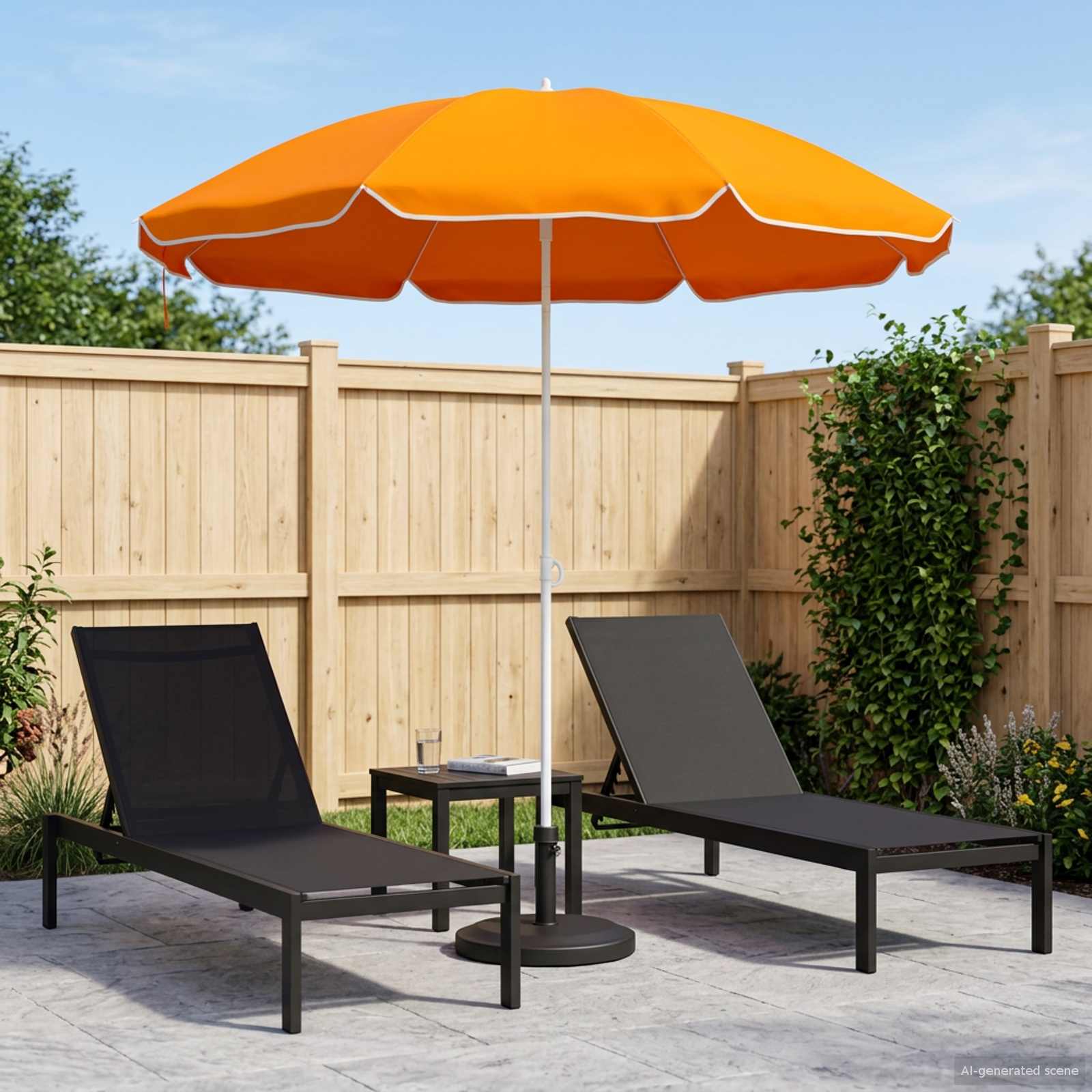 Aedapara 160 cm 170T polüester Oranž