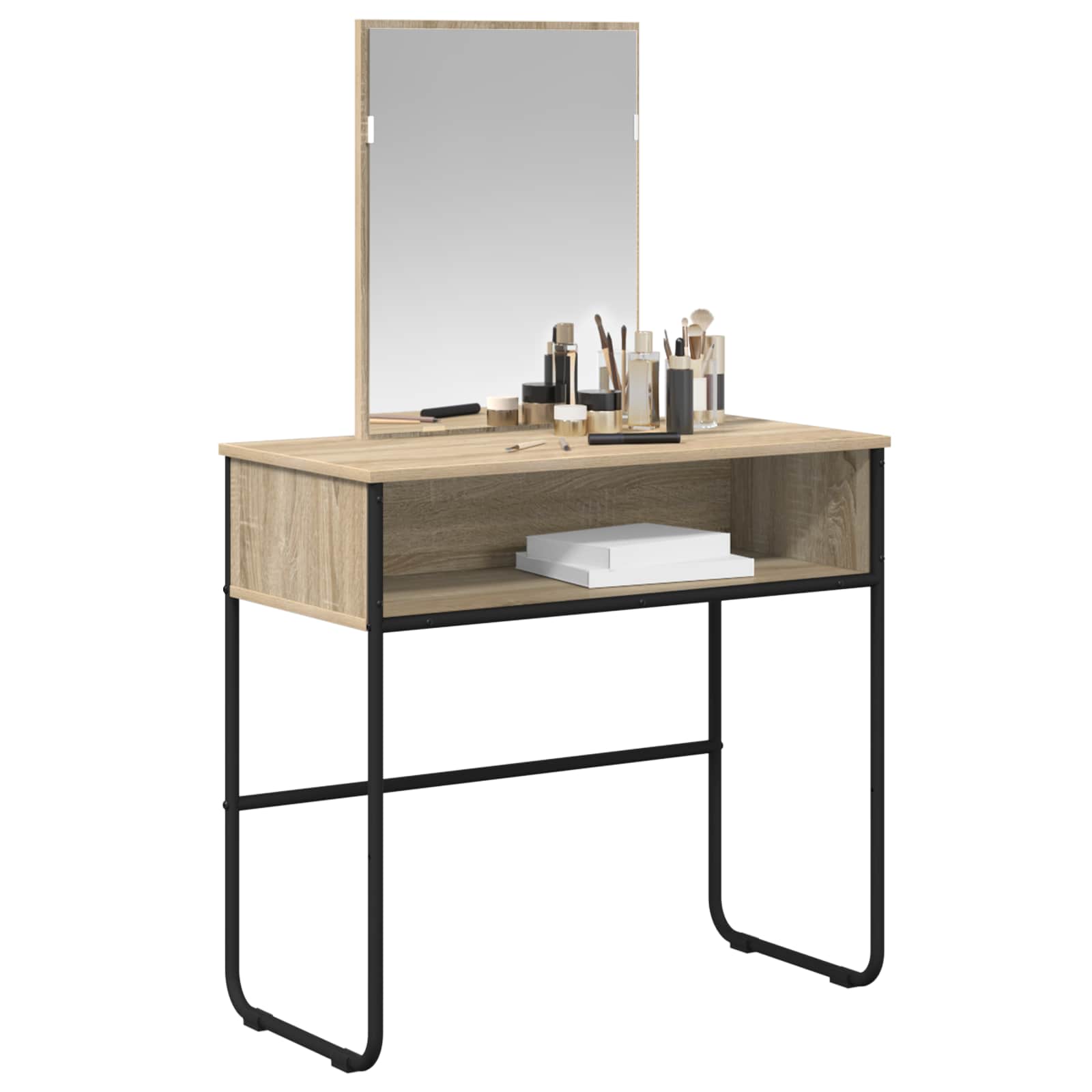 Riietumislaud riiuliga Sonoma tamm 81 x 40 x 131 cm Tehispuit