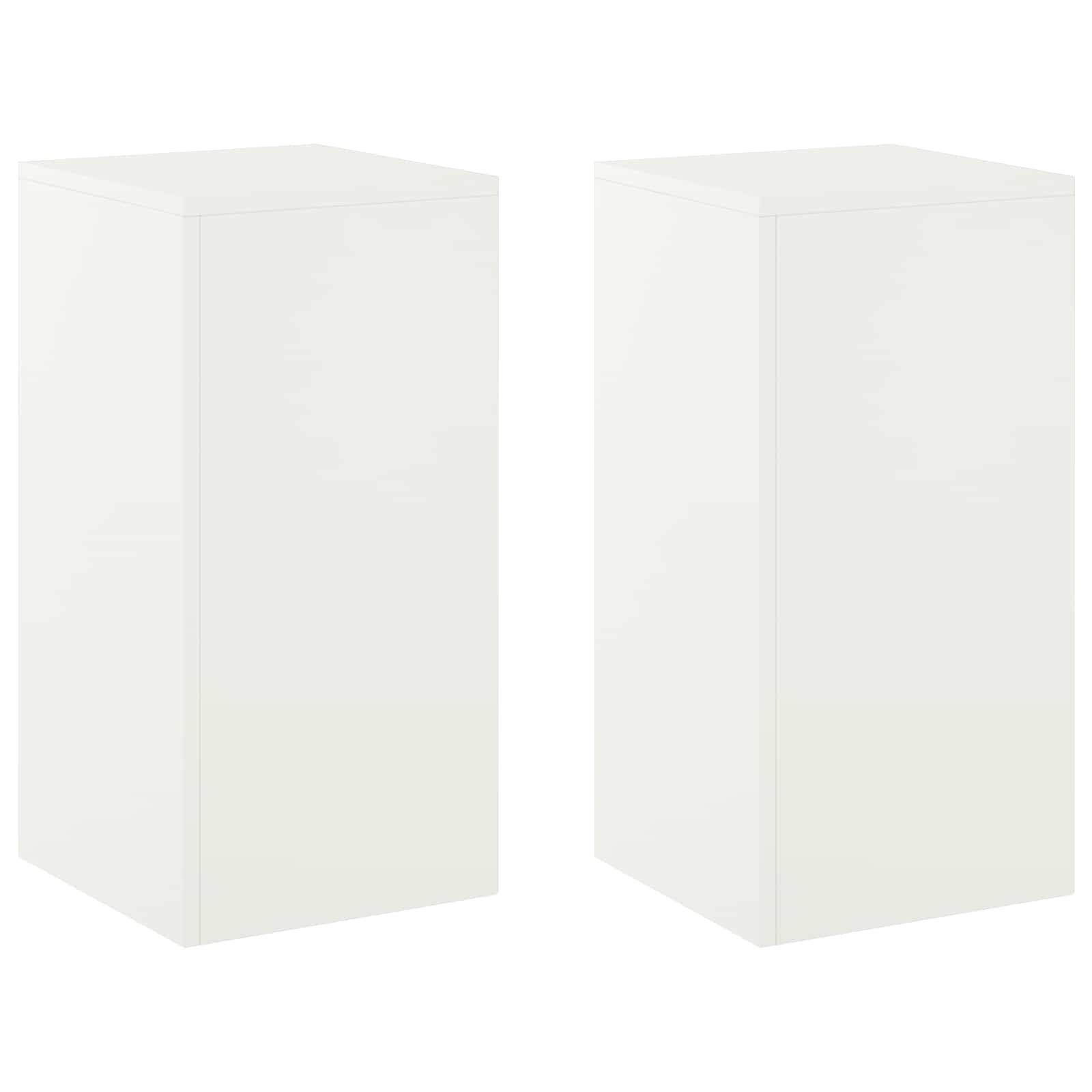 Taimede alus 2 pcs Valge 30 x 30 x 60 cm Teras