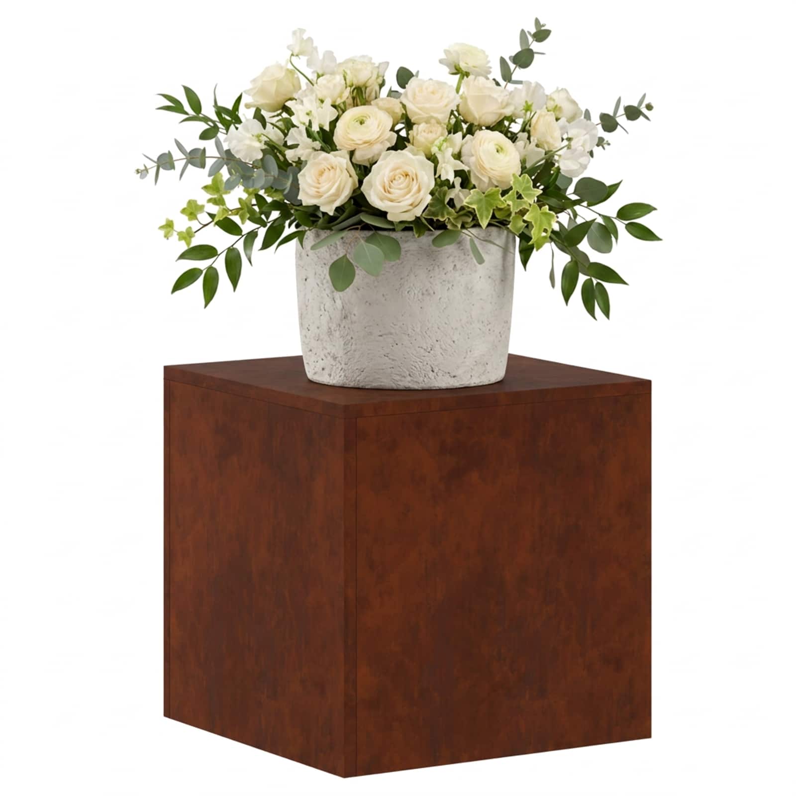 Taimede alus Rooste 40 x 40 x 40 cm Ilmastikukindel teras