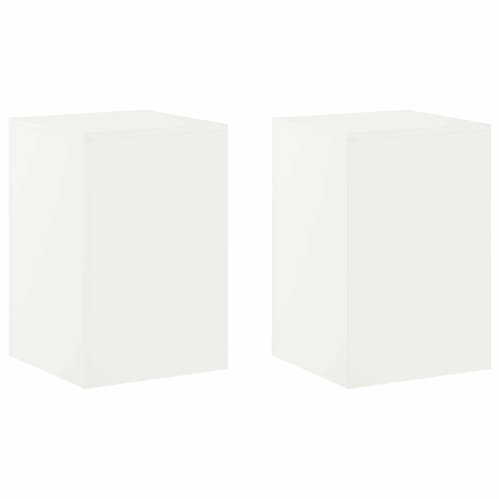 Taimede alus 2 pcs Valge 40 x 40 x 60 cm Teras