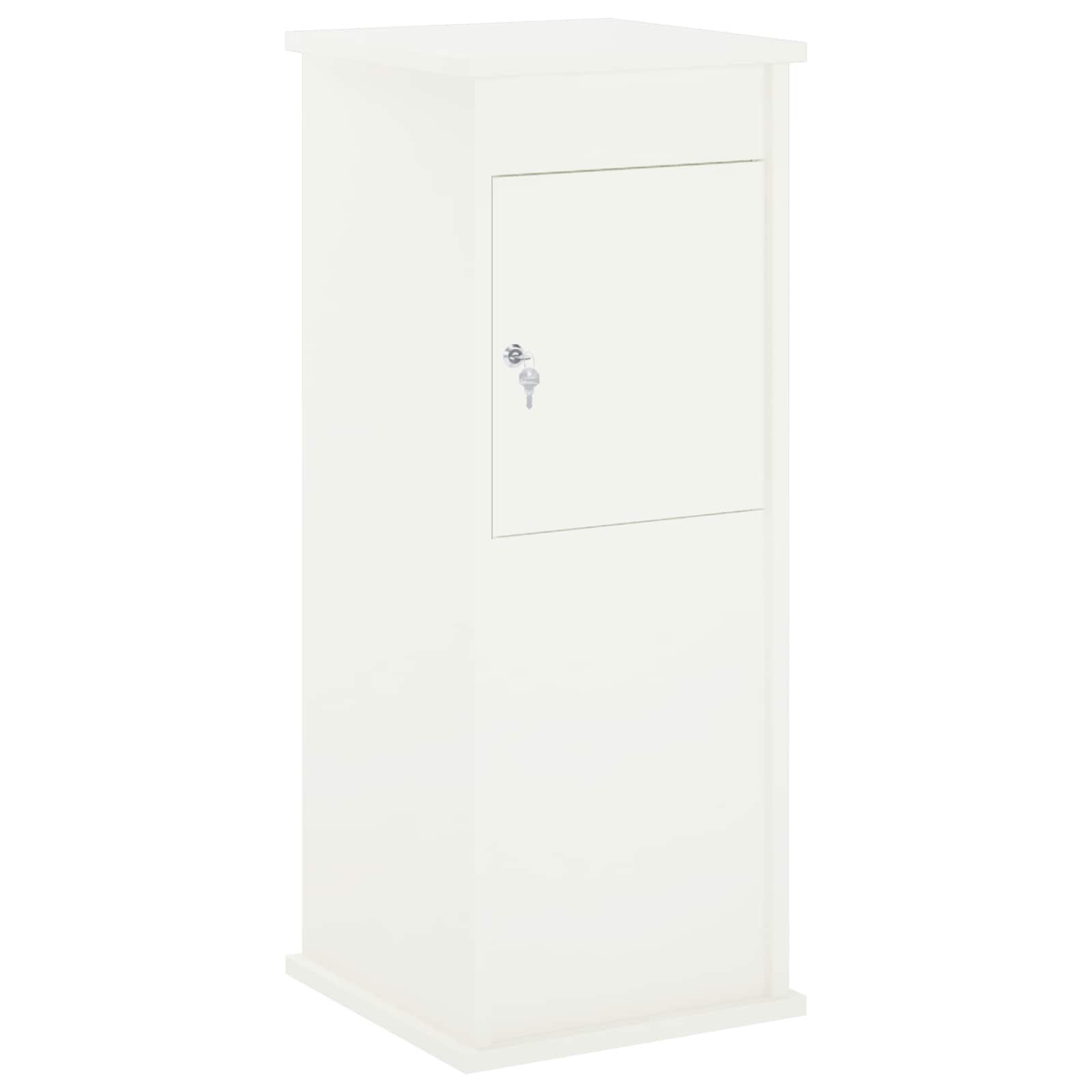Postkast Valge 40 x 40 x 100 cm Teras