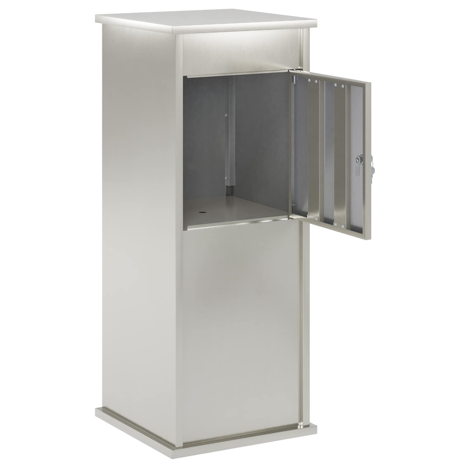 Postkast Hõbedane 40 x 40 x 100 cm Roostevaba teras
