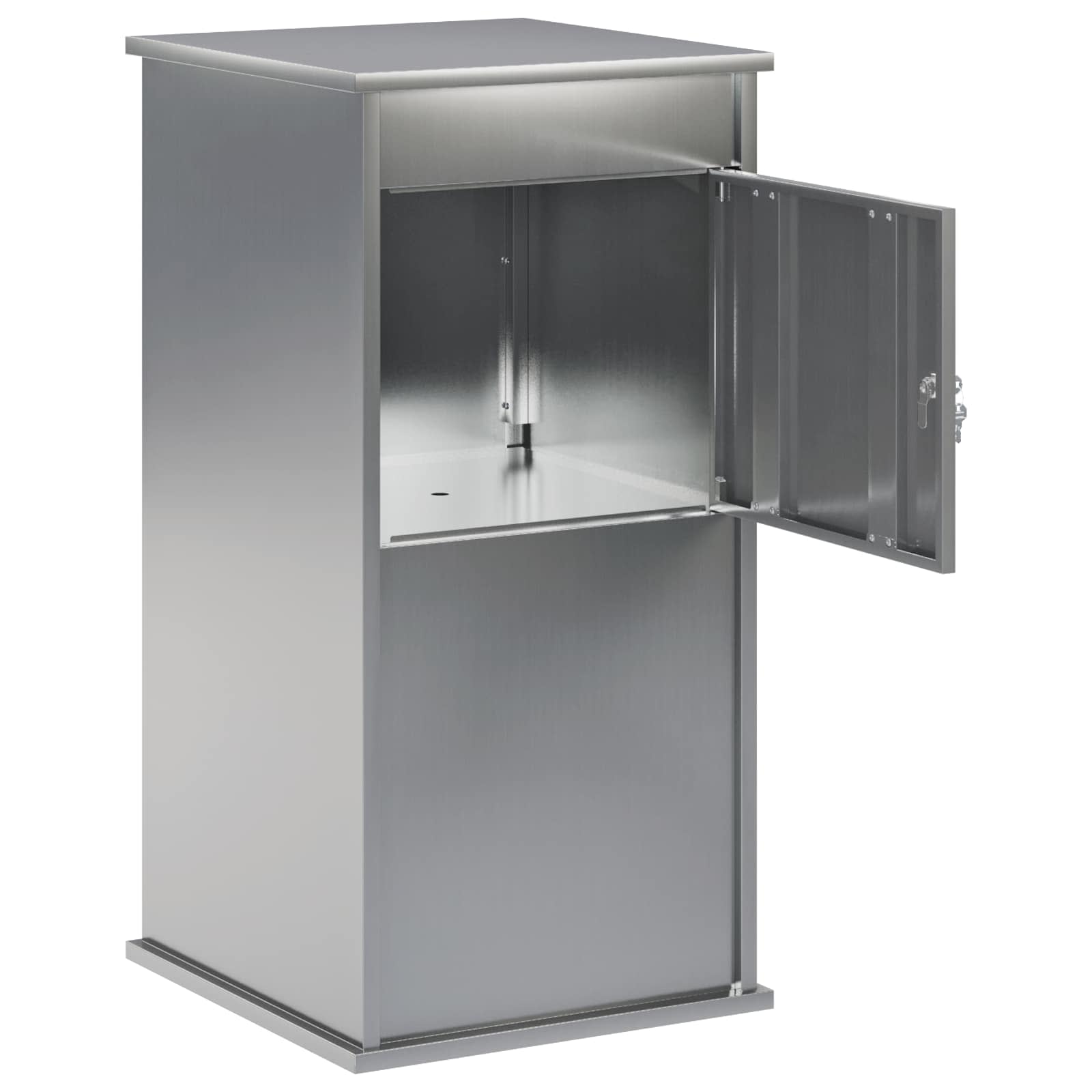 Postkast Hõbedane 50 x 52 x 100 cm Tsingitud teras