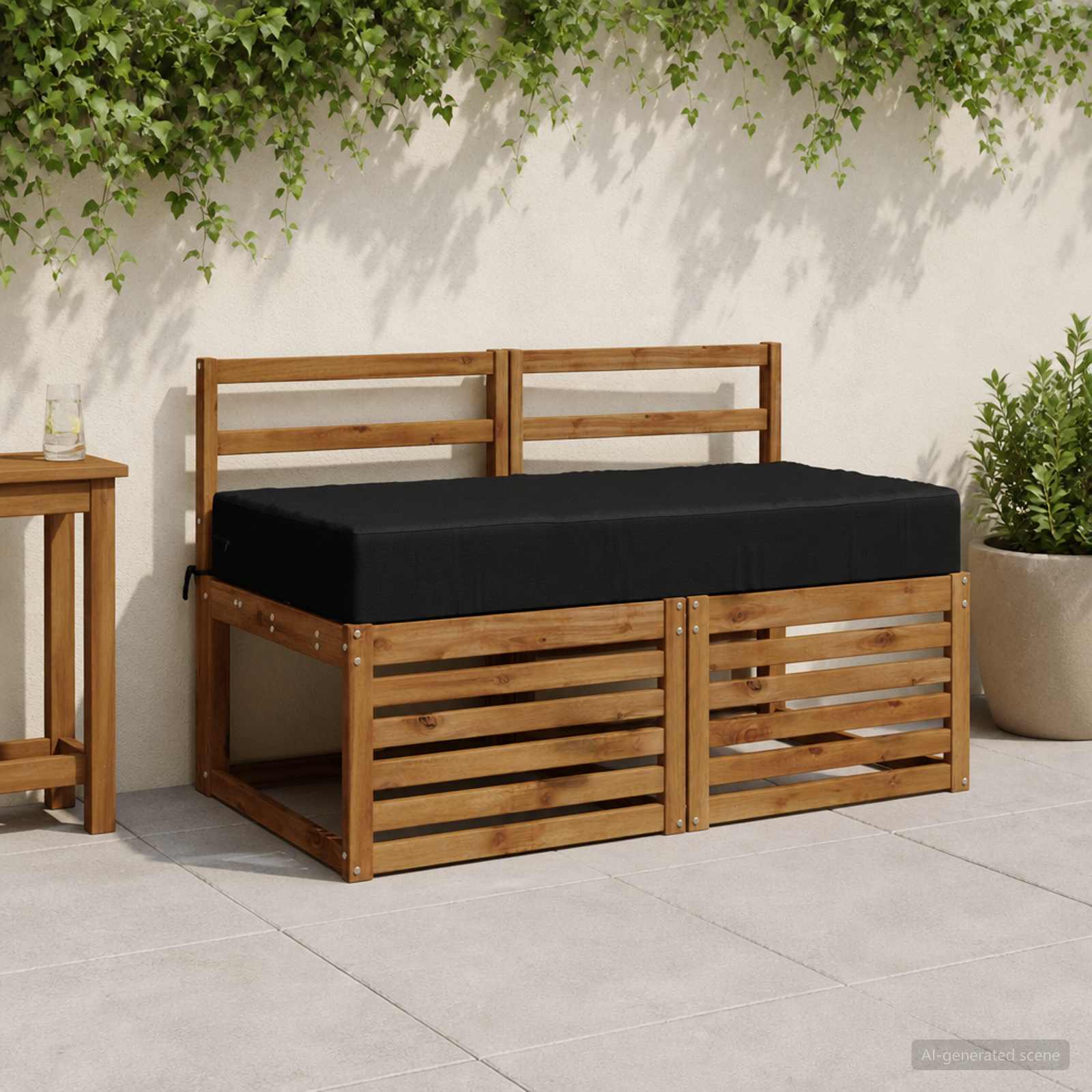 Istmepadi SOEST 100% Polüester Must 120 x 80 x 15 cm