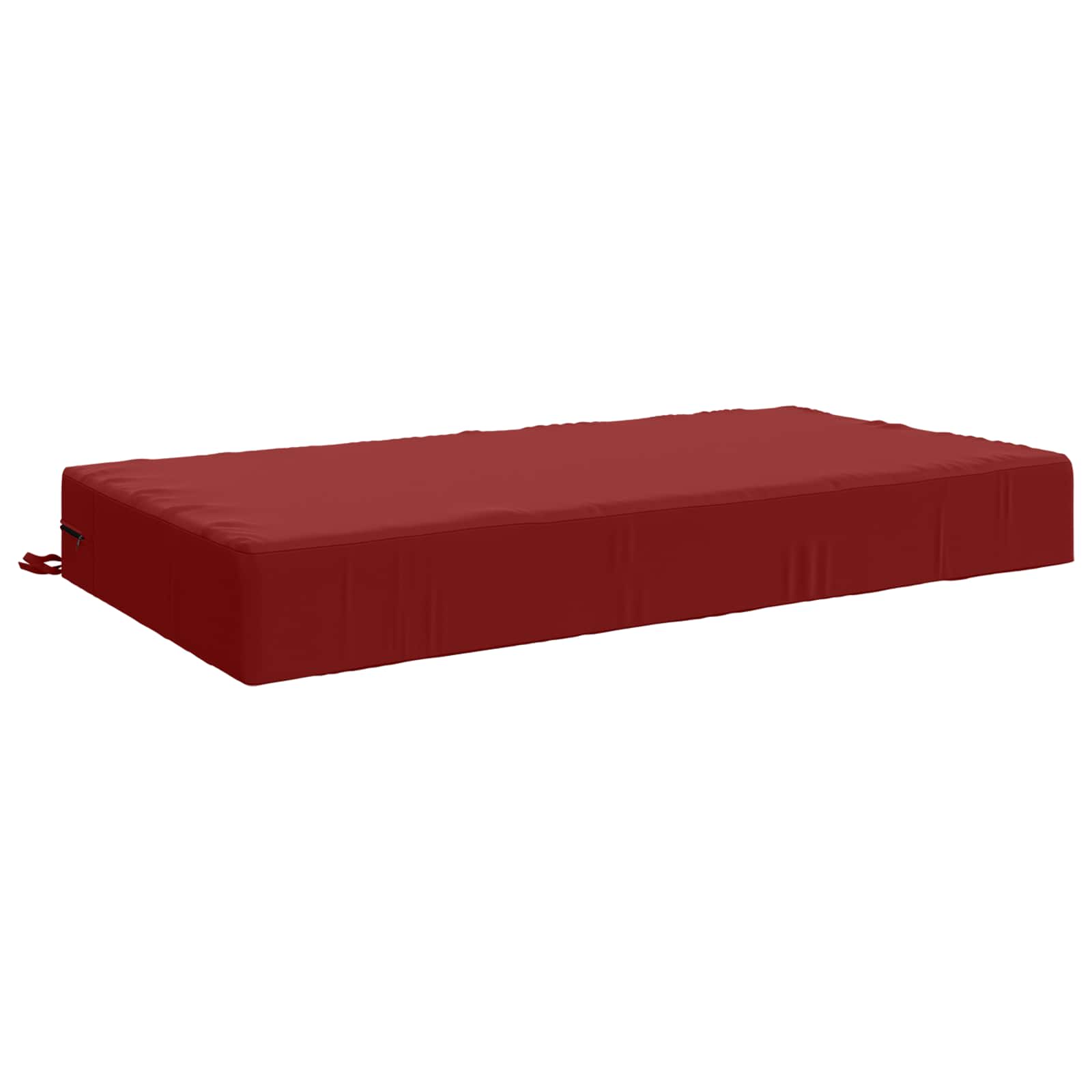Istmepadi SOEST 100% Polüester Veinipunane 120 x 80 x 15 cm