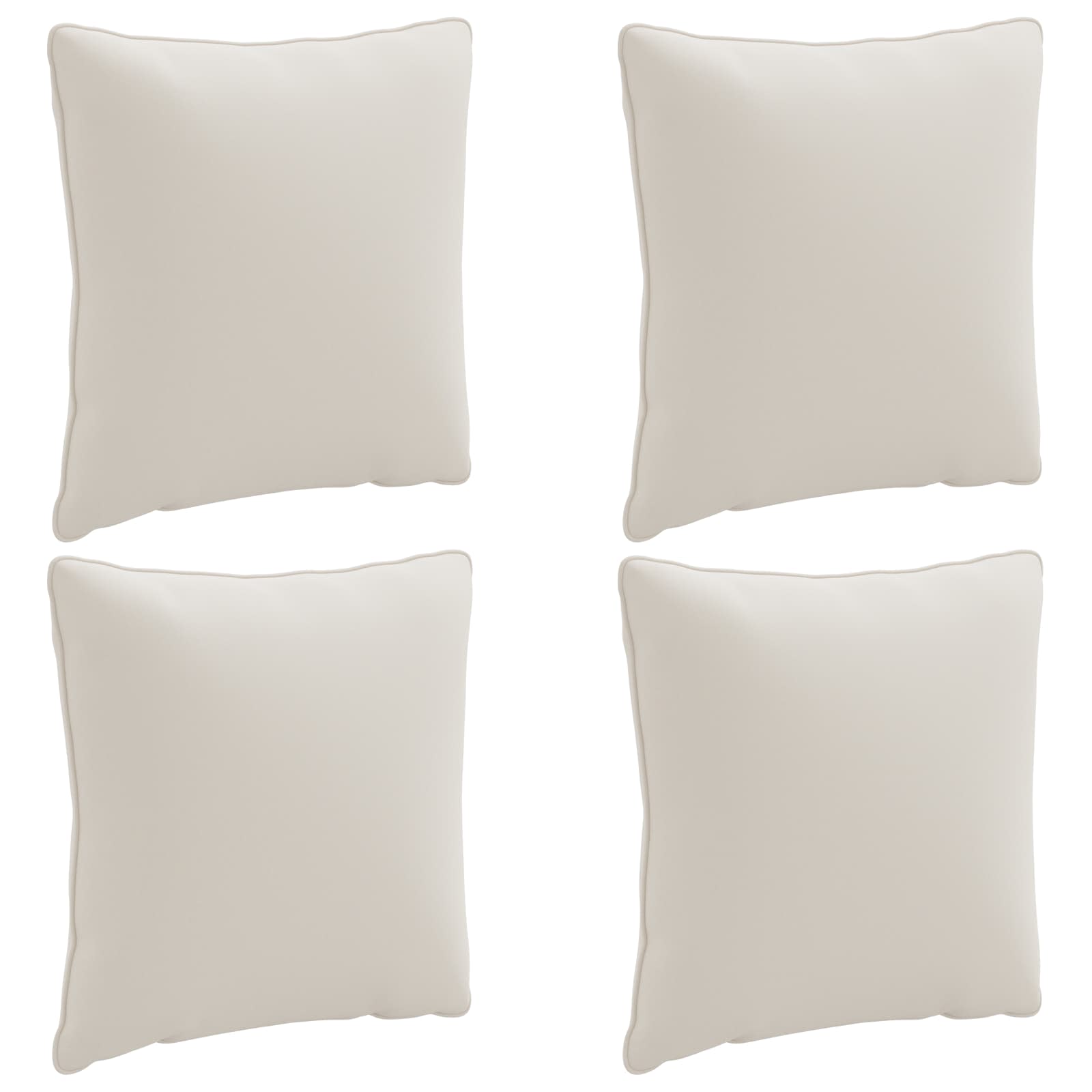 Seljapadi PUTTEN 4 tk 100% Polüester Valge 40 x 40 x 15 cm