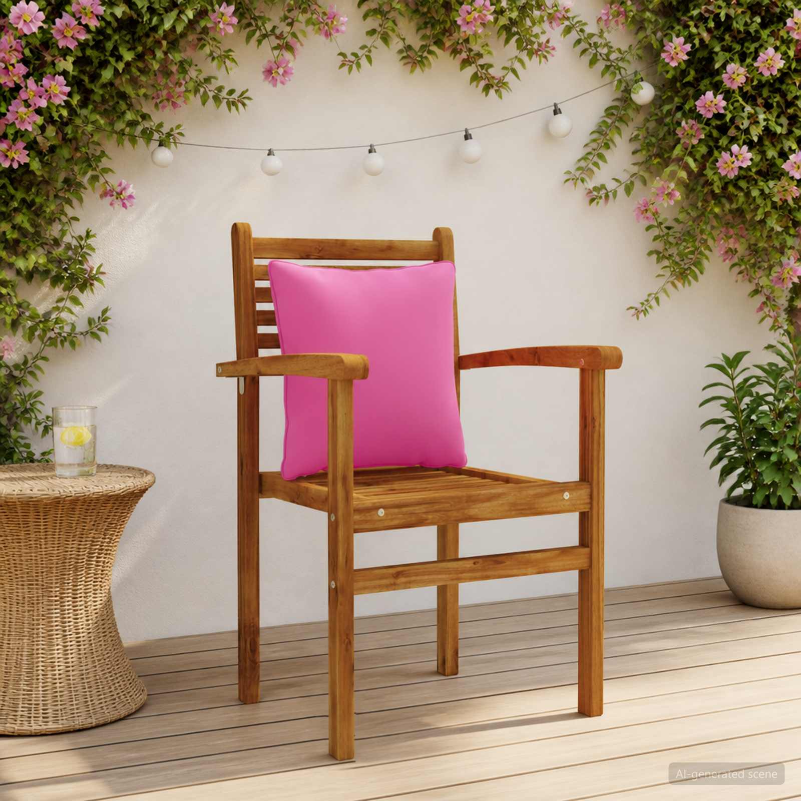 Seljapadi PUTTEN 4 tk 100% Polüester Roosa 40 x 40 x 15 cm