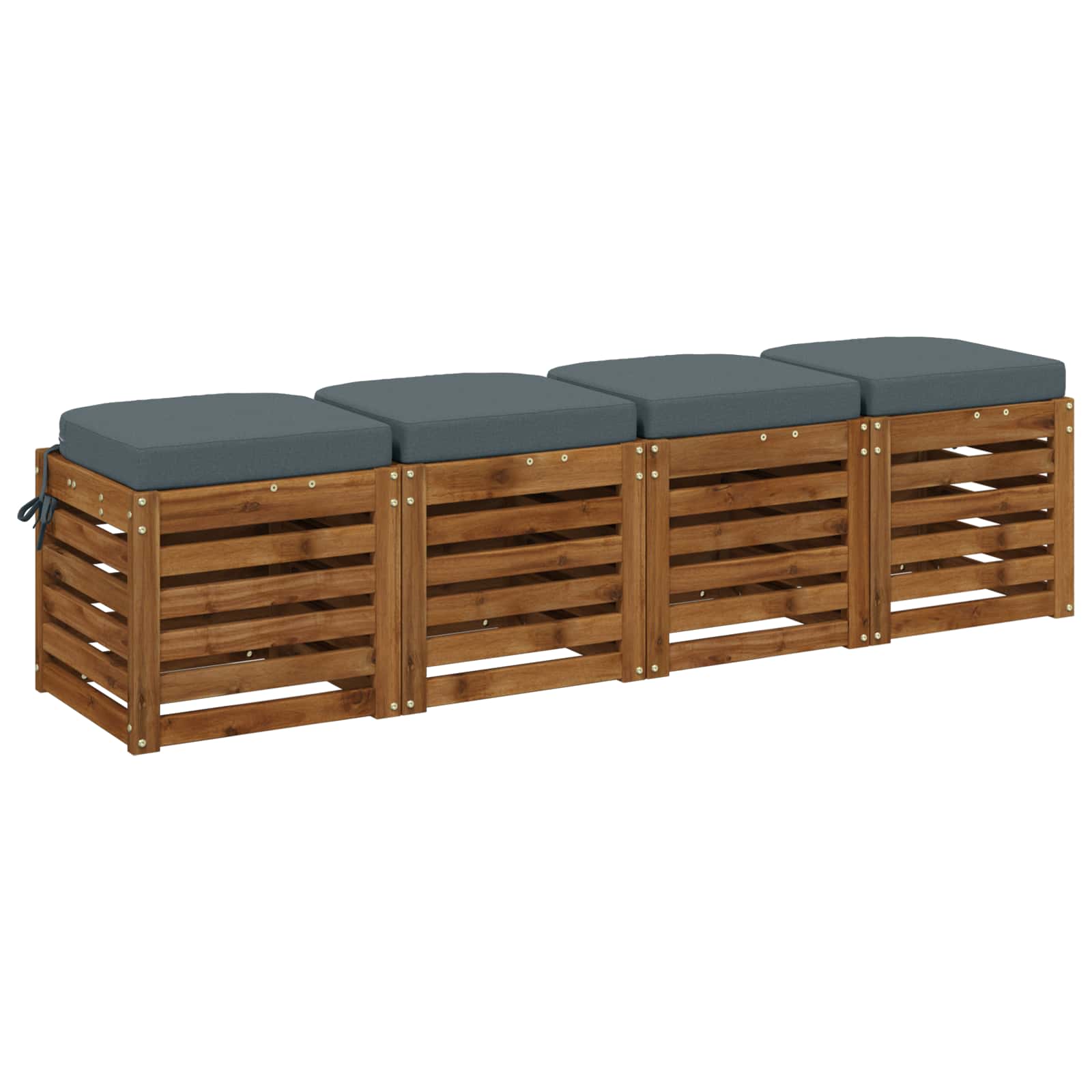 4-osaline istepadjade komplekt SOEST 4 tk 100% Polüester Sinine