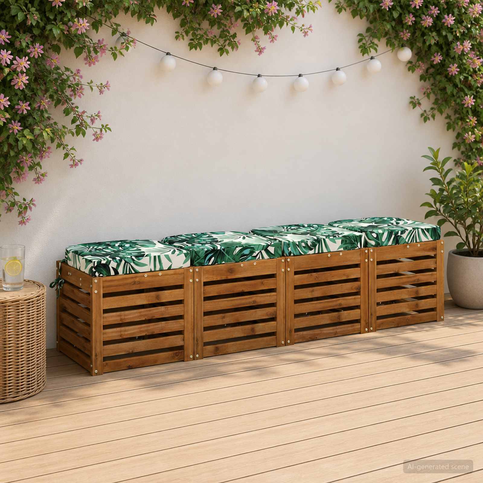 4-osaline istepadjade komplekt SOEST 4 tk 100% Polüester