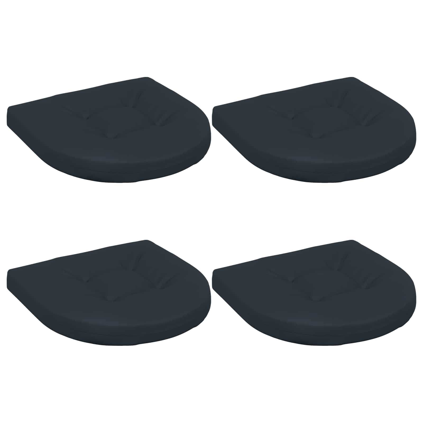 4-osalised istepad 4 tk 100% Polüester Tumesinine