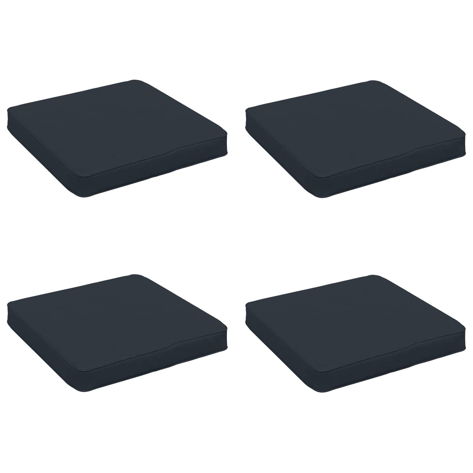 4-osalised istepad VUGHT 4 tk 100% Polüester Tumesinine