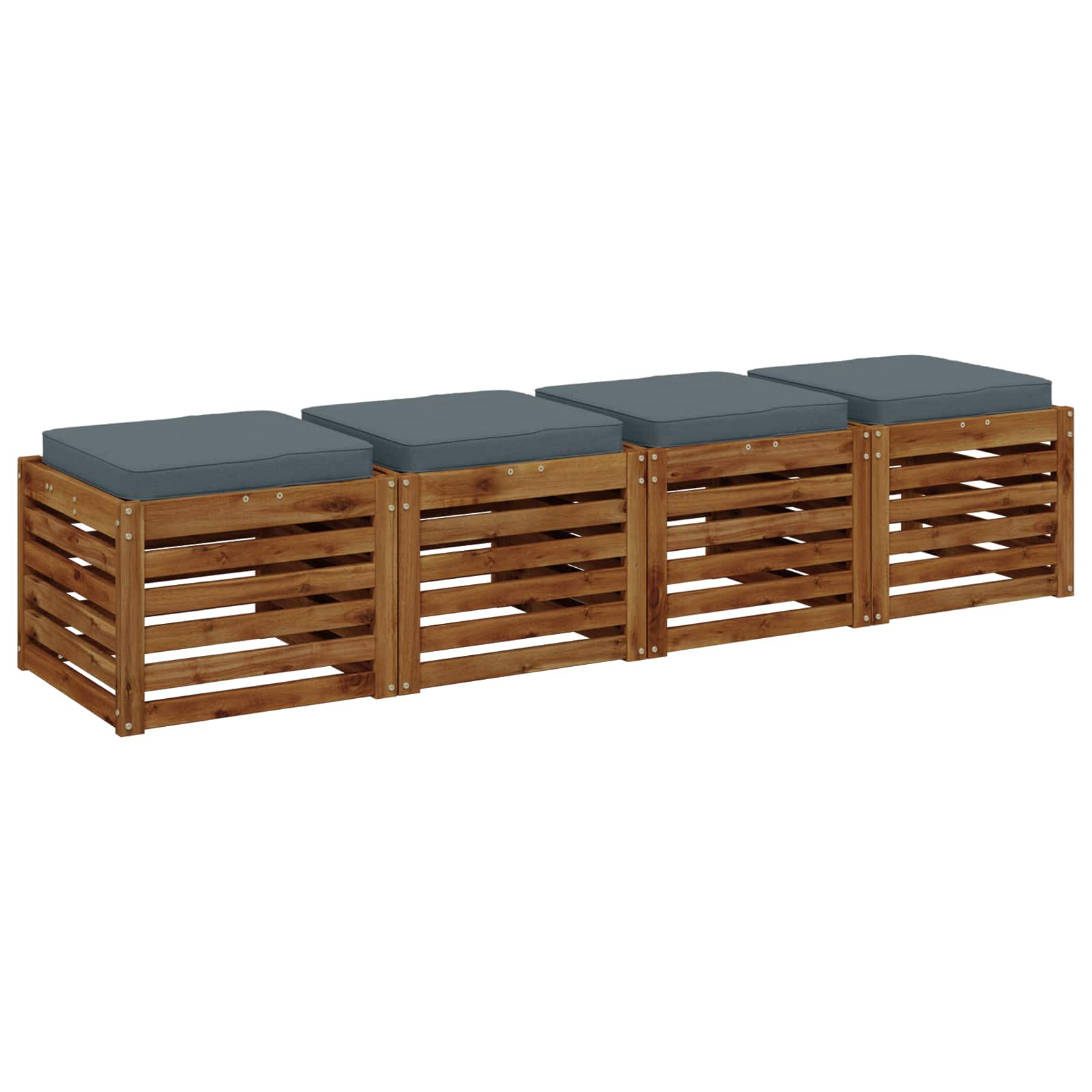 4-osalised istepad VUGHT 4 tk 100% Polüester Sinine