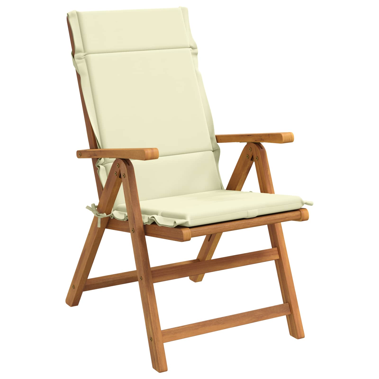 Kõrge seljatoega toolipadi GEMERT 4 tk 100% Polüester Kreemjas